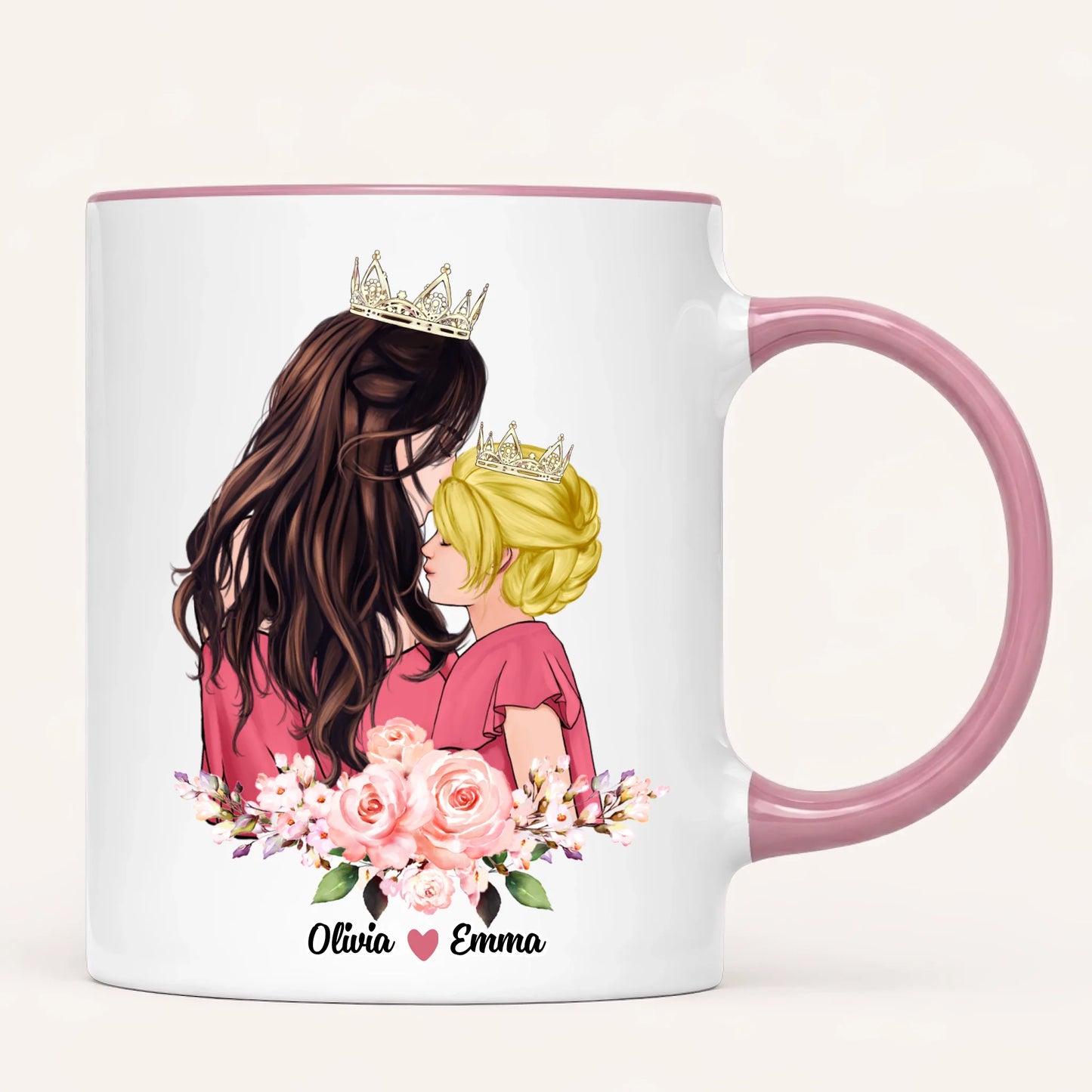 Personalised Mum Mug | Queen & Princess