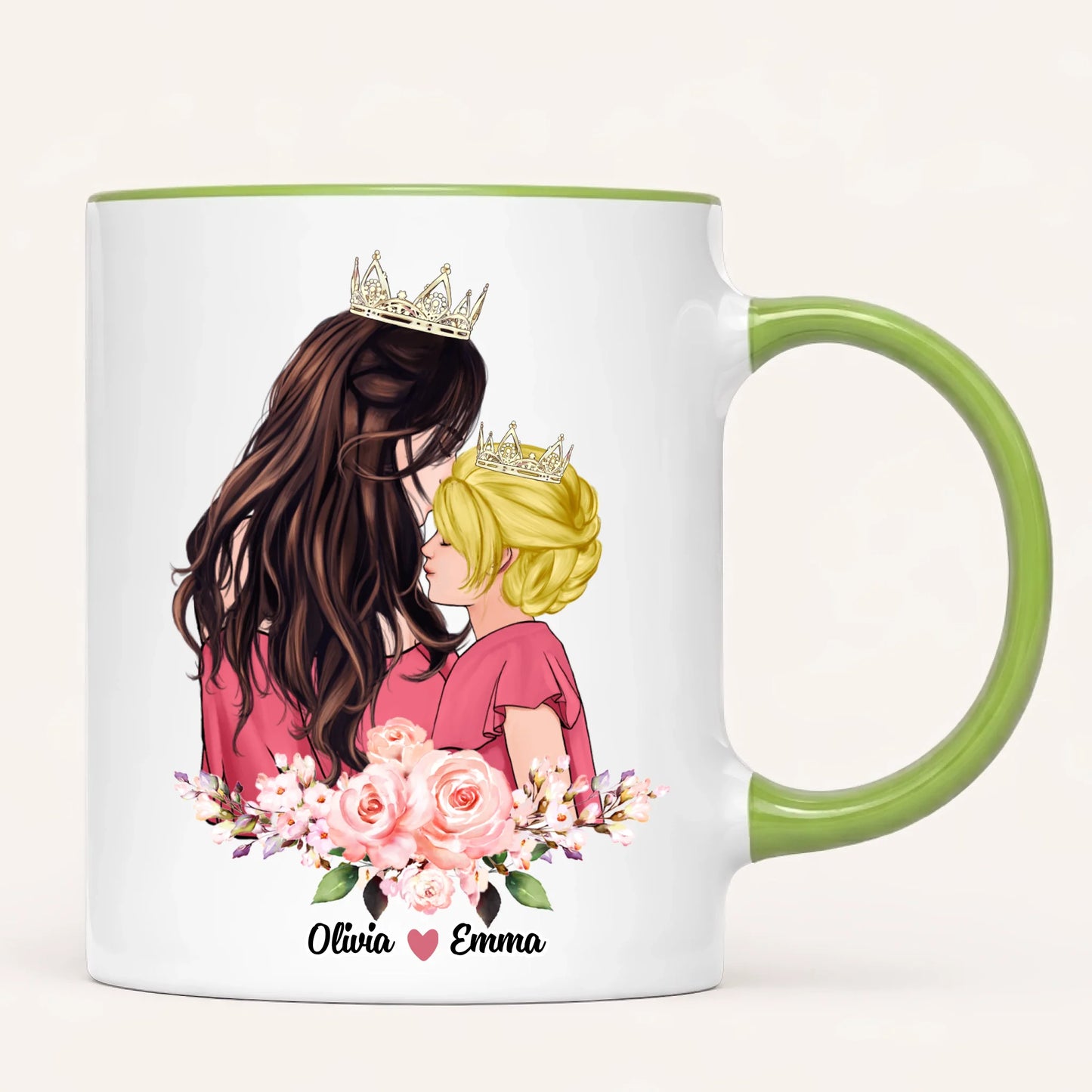 Personalised Mum Mug | Queen & Princess