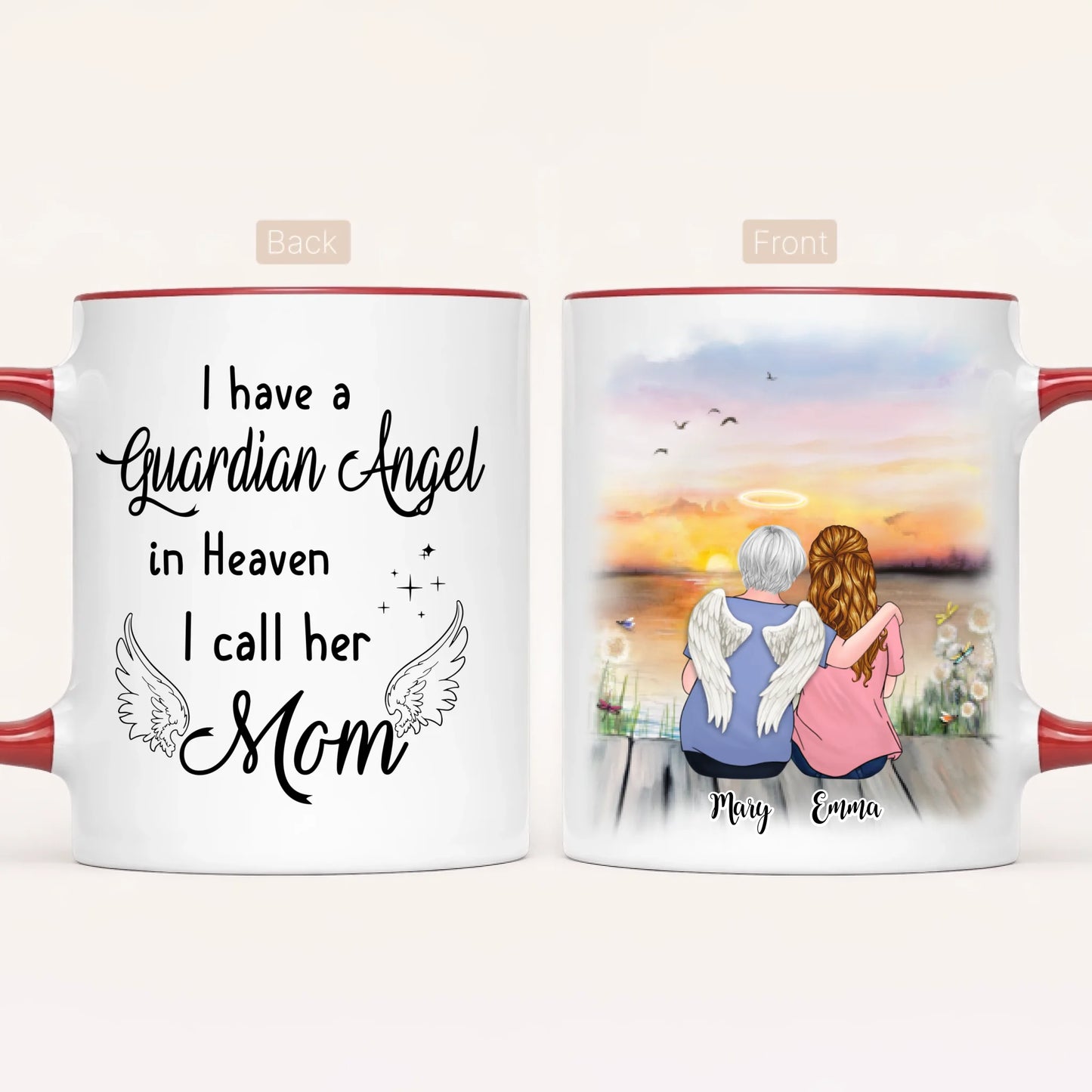 Personalised Mum Mug | Memorial Angel