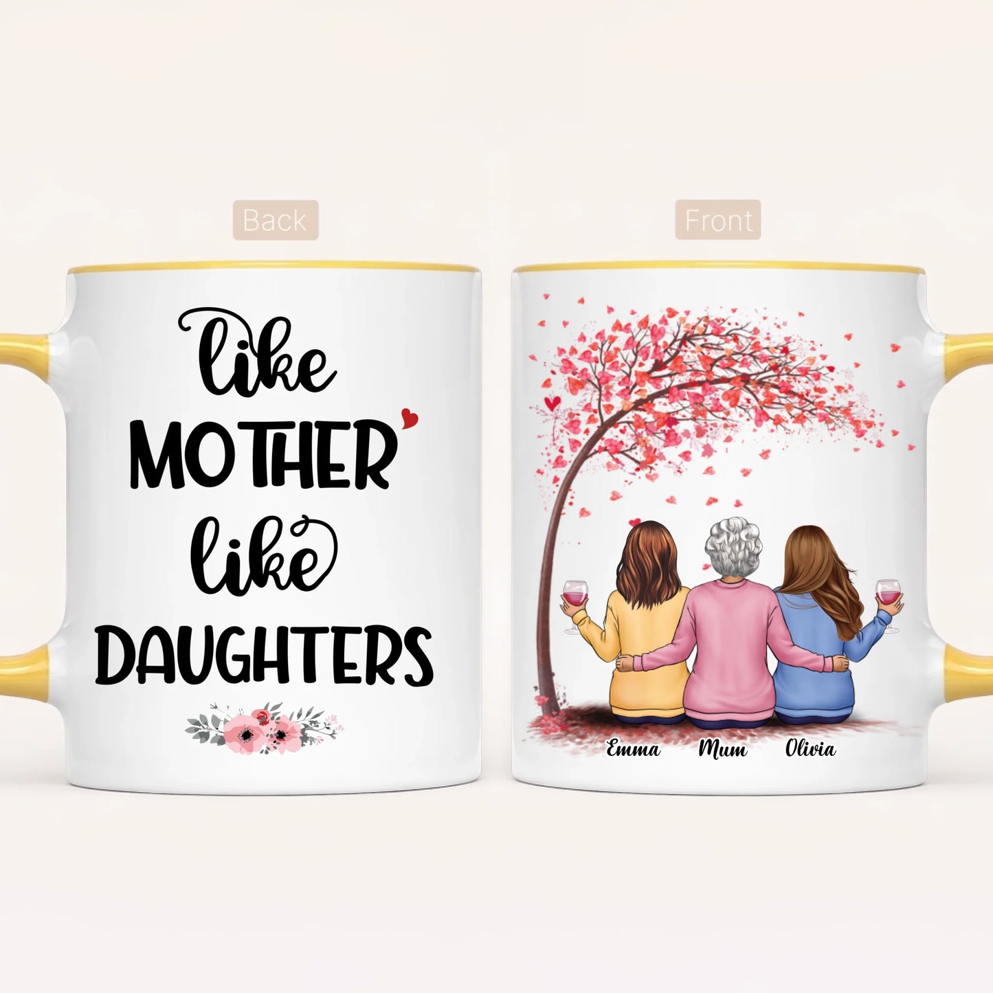 Personalised Mum Mug | Like Mother, Like Daughters