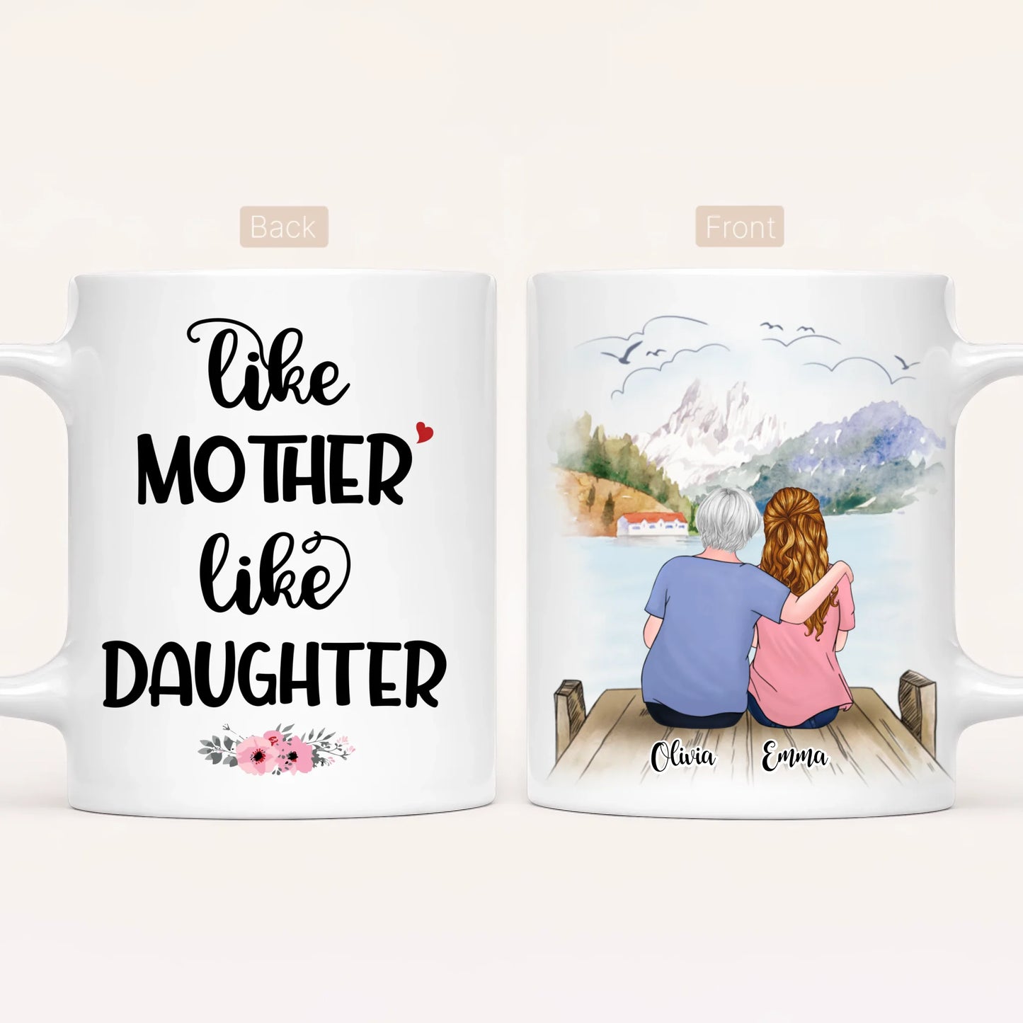 Personalised Mum Mug | Like Mother, Like Daughter