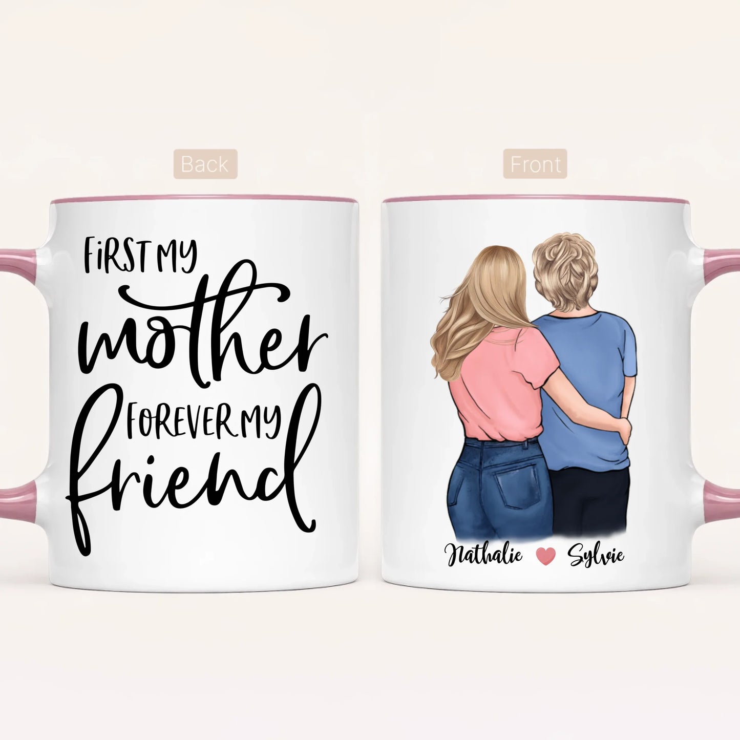 Personalised Mum Mug | First My Mother, Forever My Friend