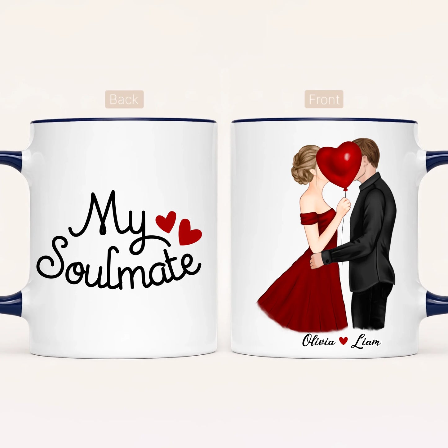 Personalised Couple Mug | My Soulmate