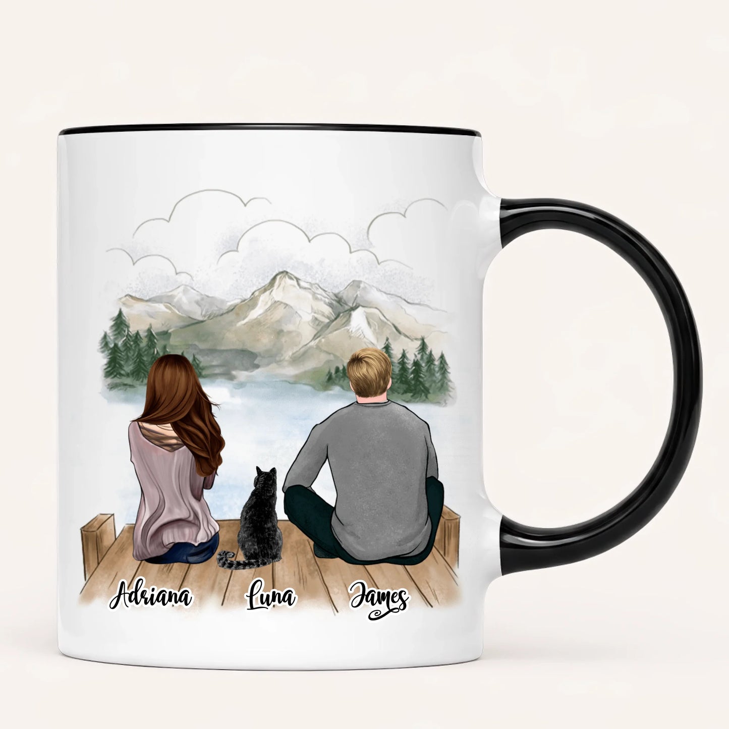 Personalised Cat Mug | Life Is Better with a cat