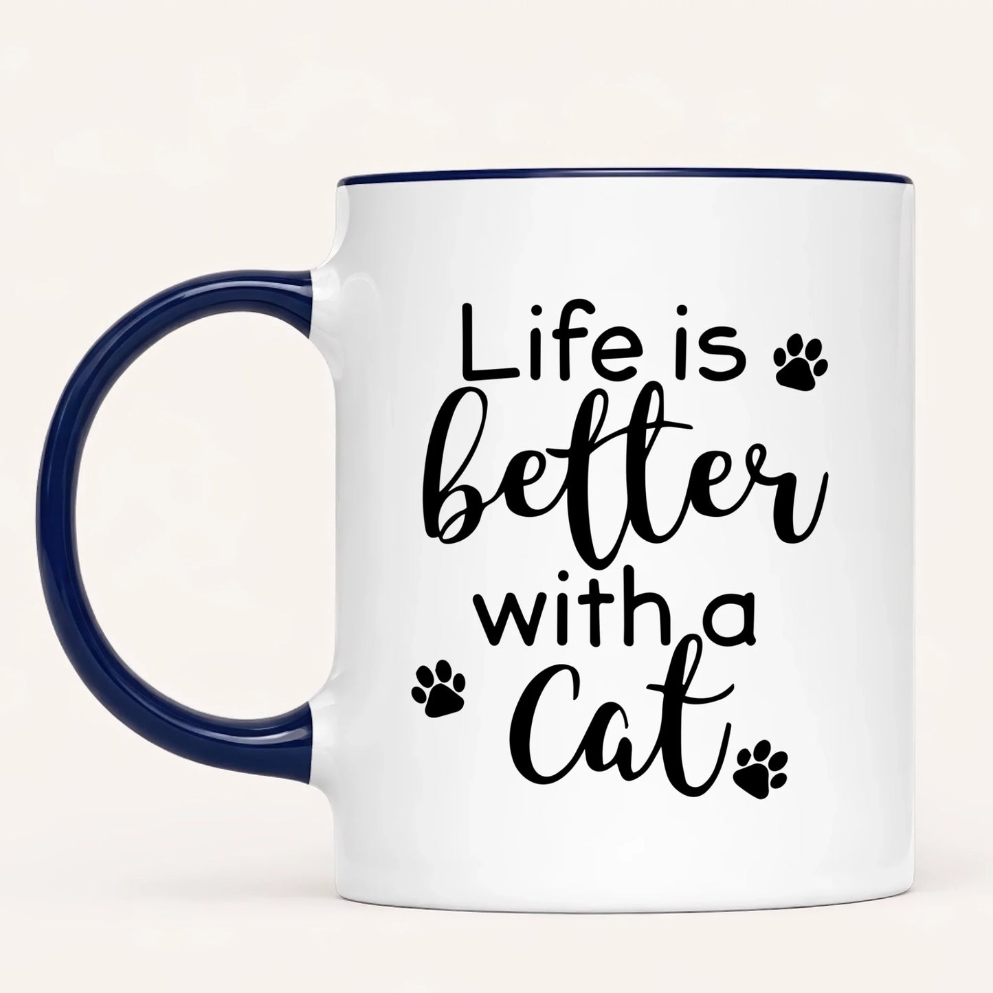 Personalised Cat Dad Mug | Up to 3