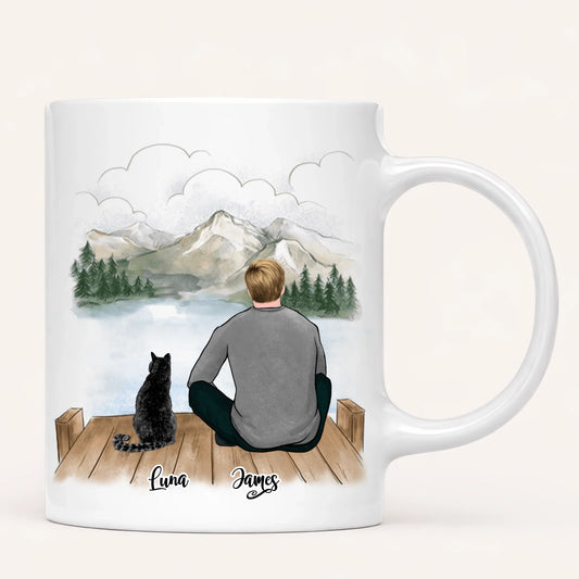 Personalised Cat Dad Mug | Up to 3