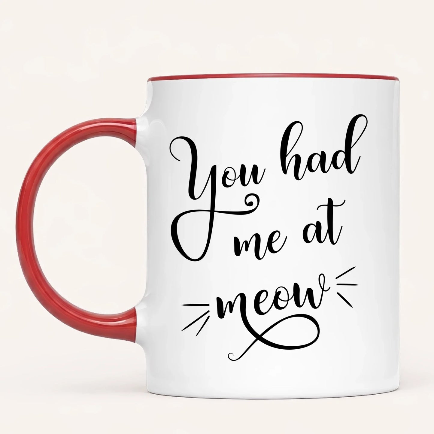 Personalised Cat Mum Mug | You Had Me at Meow