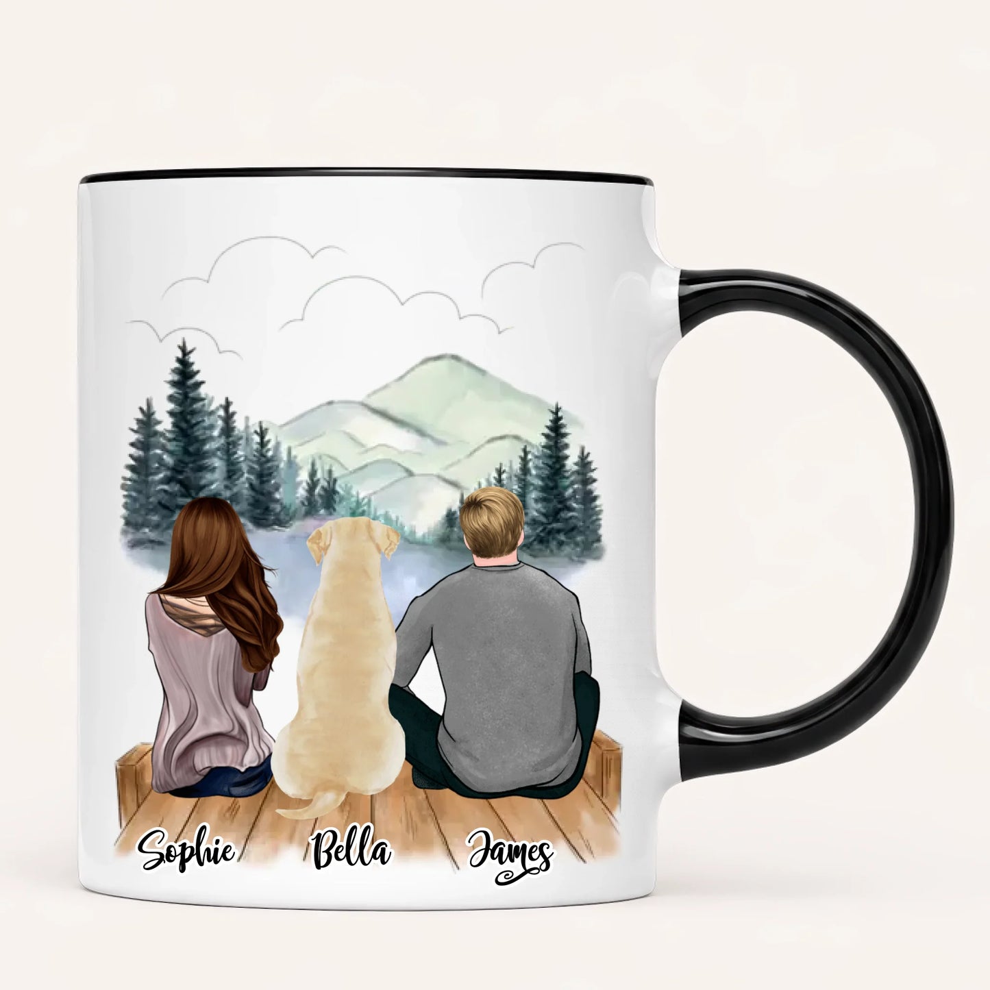 Personalised Dog Mug | You, Me & The Dog