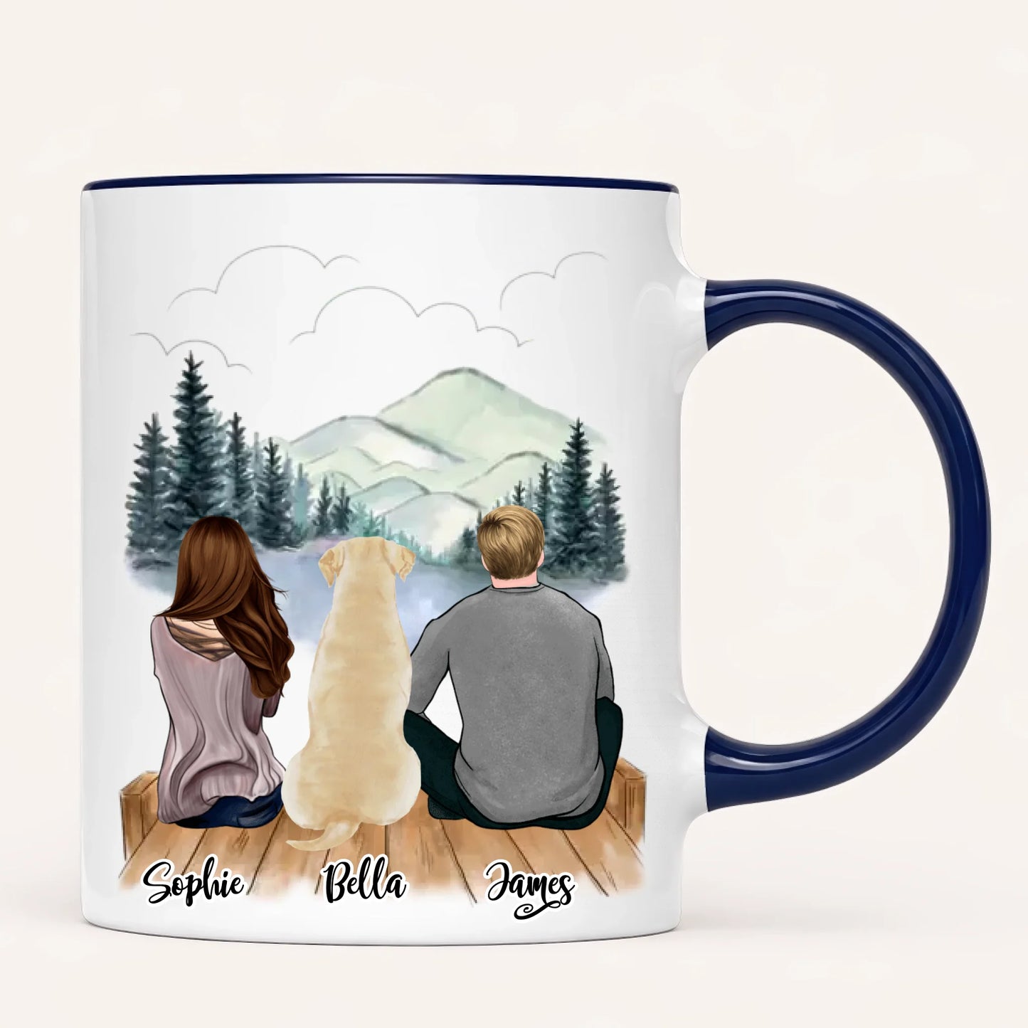 Personalised Dog Mug | You, Me & The Dog