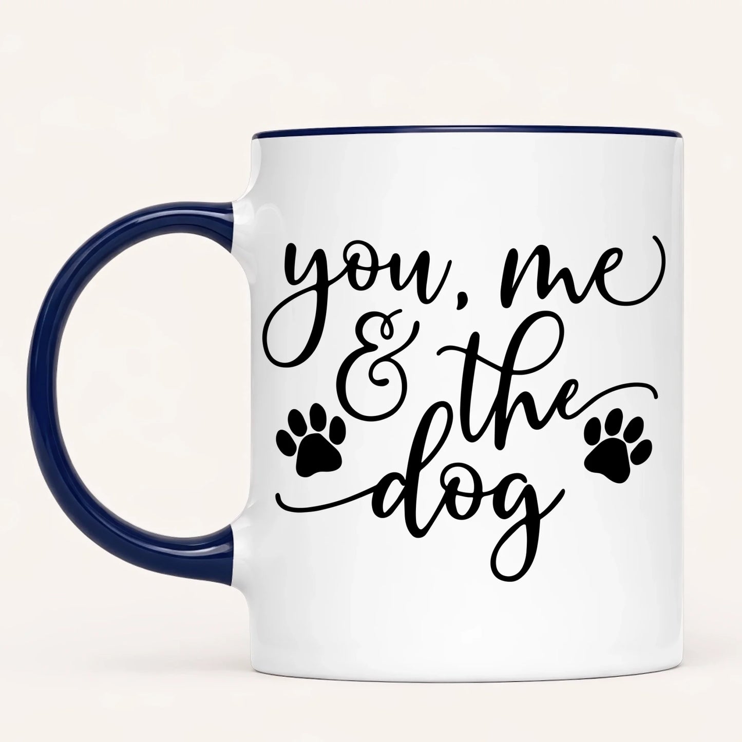 Personalised Dog Mug | You, Me & The Dog