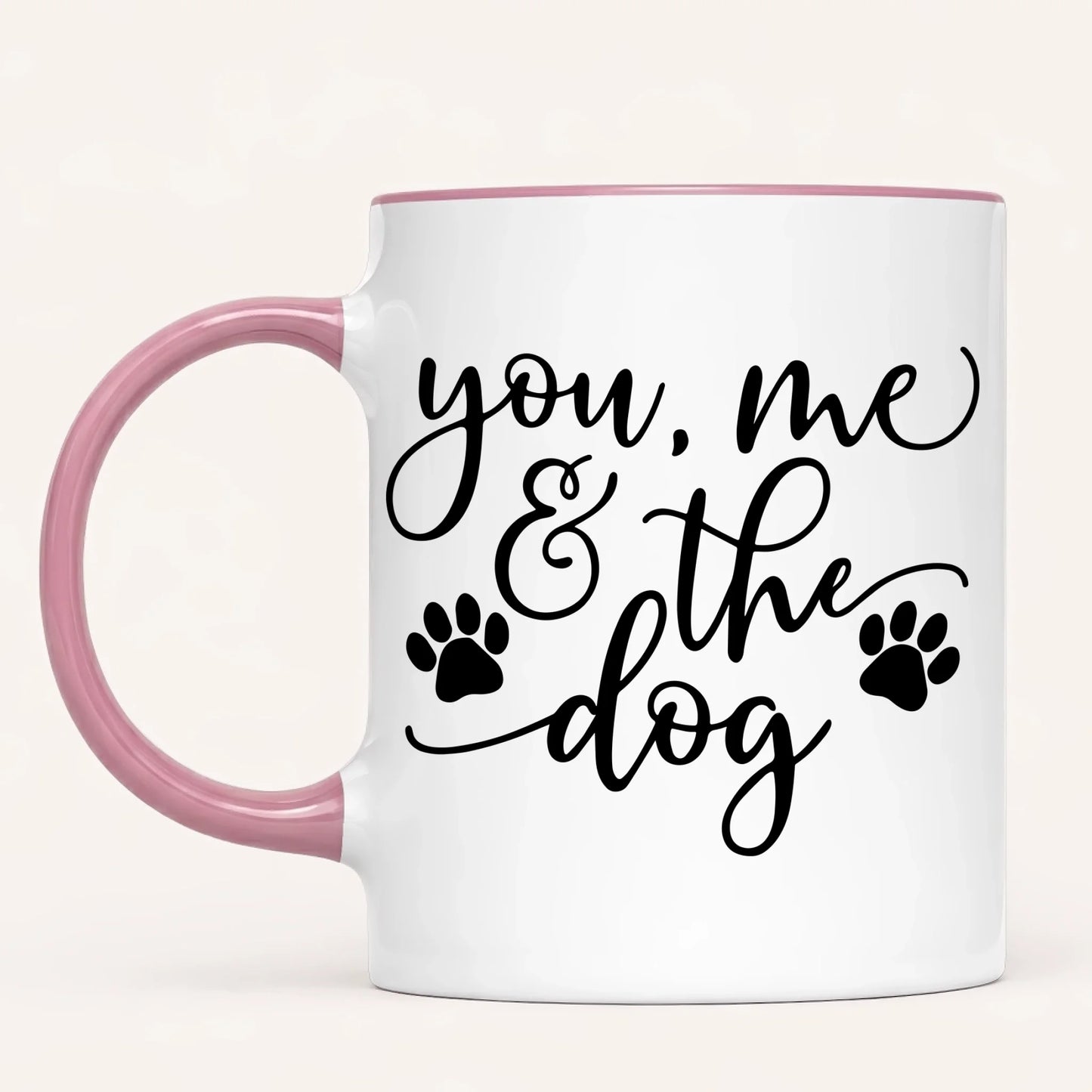 Personalised Dog Mug | You, Me & The Dog