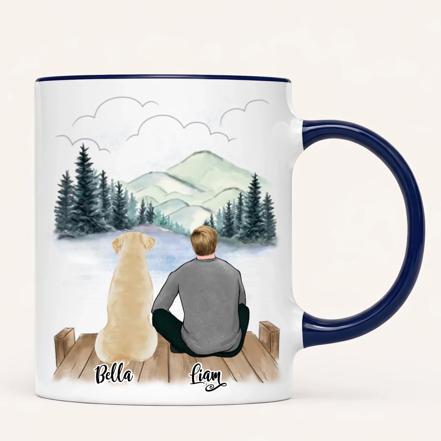 Personalised Dog Dad Mug | Life Is Better with a dog