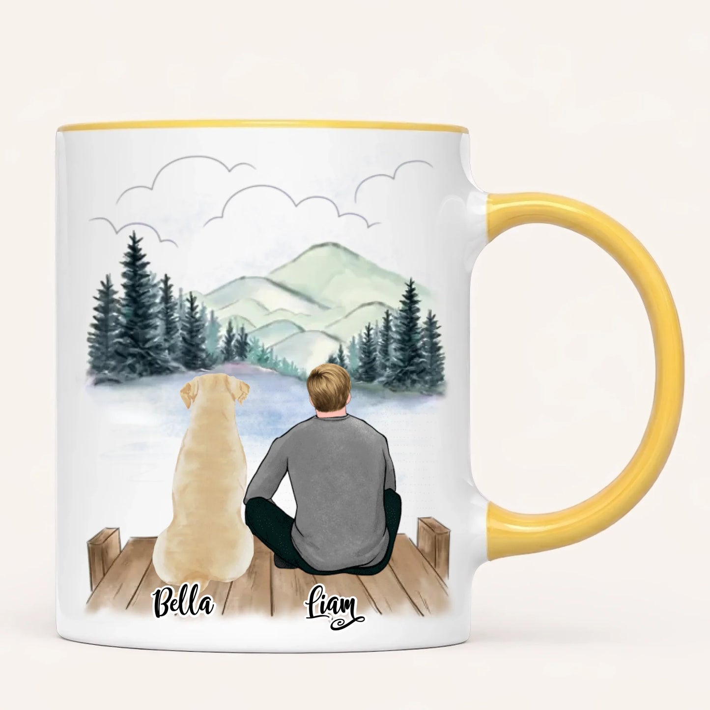 Personalised Dog Dad Mug | Life Is Better with a dog
