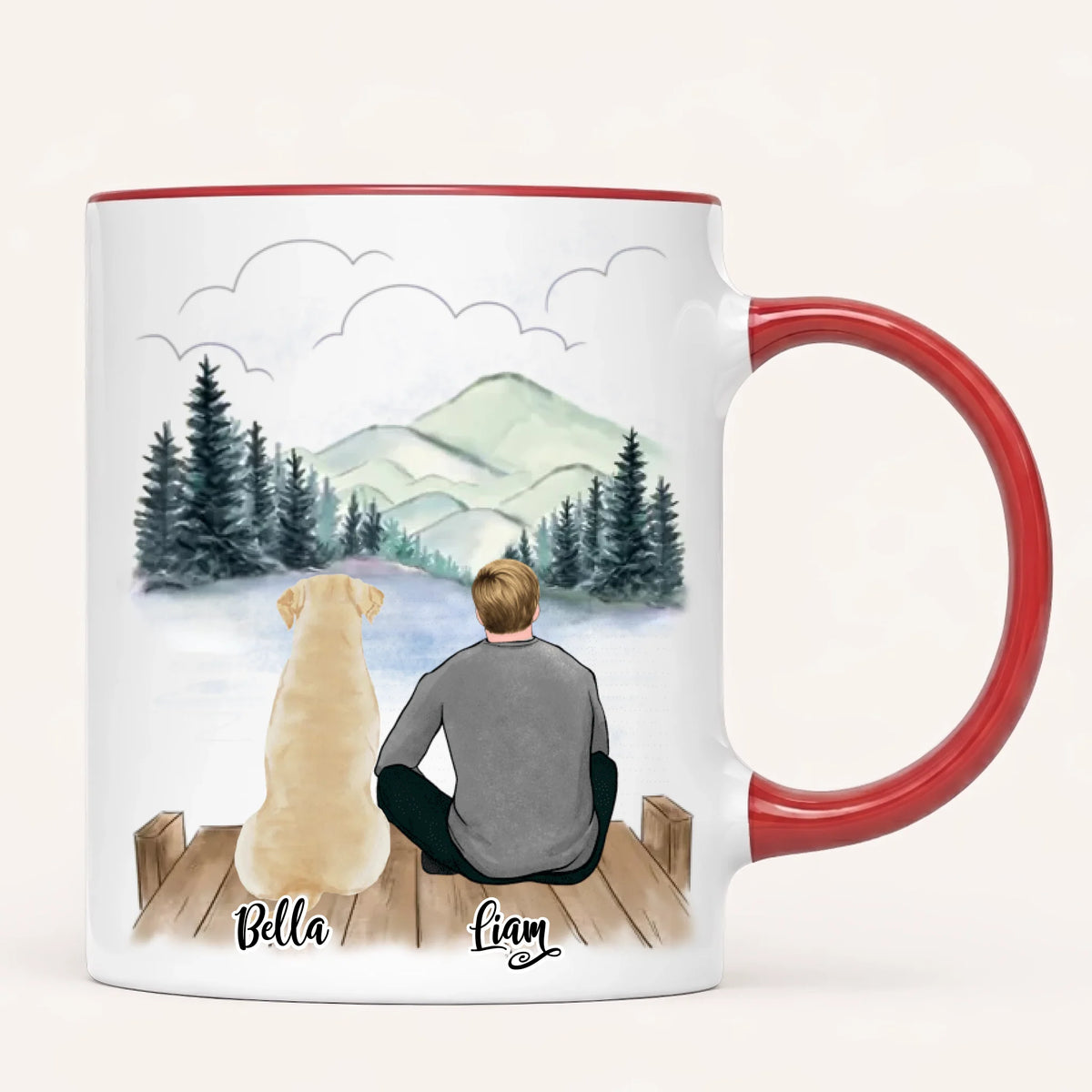 Personalised Dog Dad Mug | Life Is Better with a dog