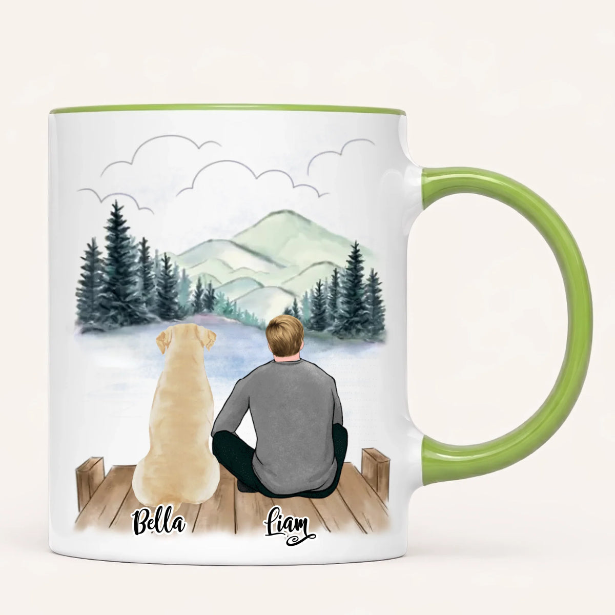 Personalised Dog Dad Mug | Life Is Better with a dog