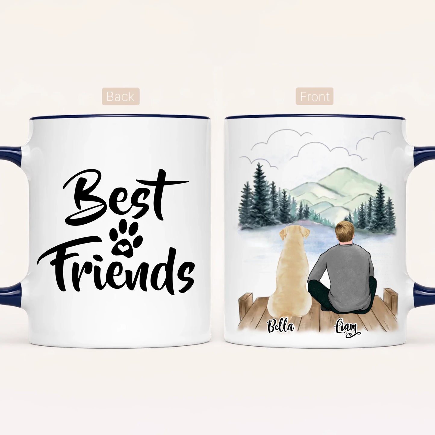 Personalised Dog Dad Mug | Life Is Better