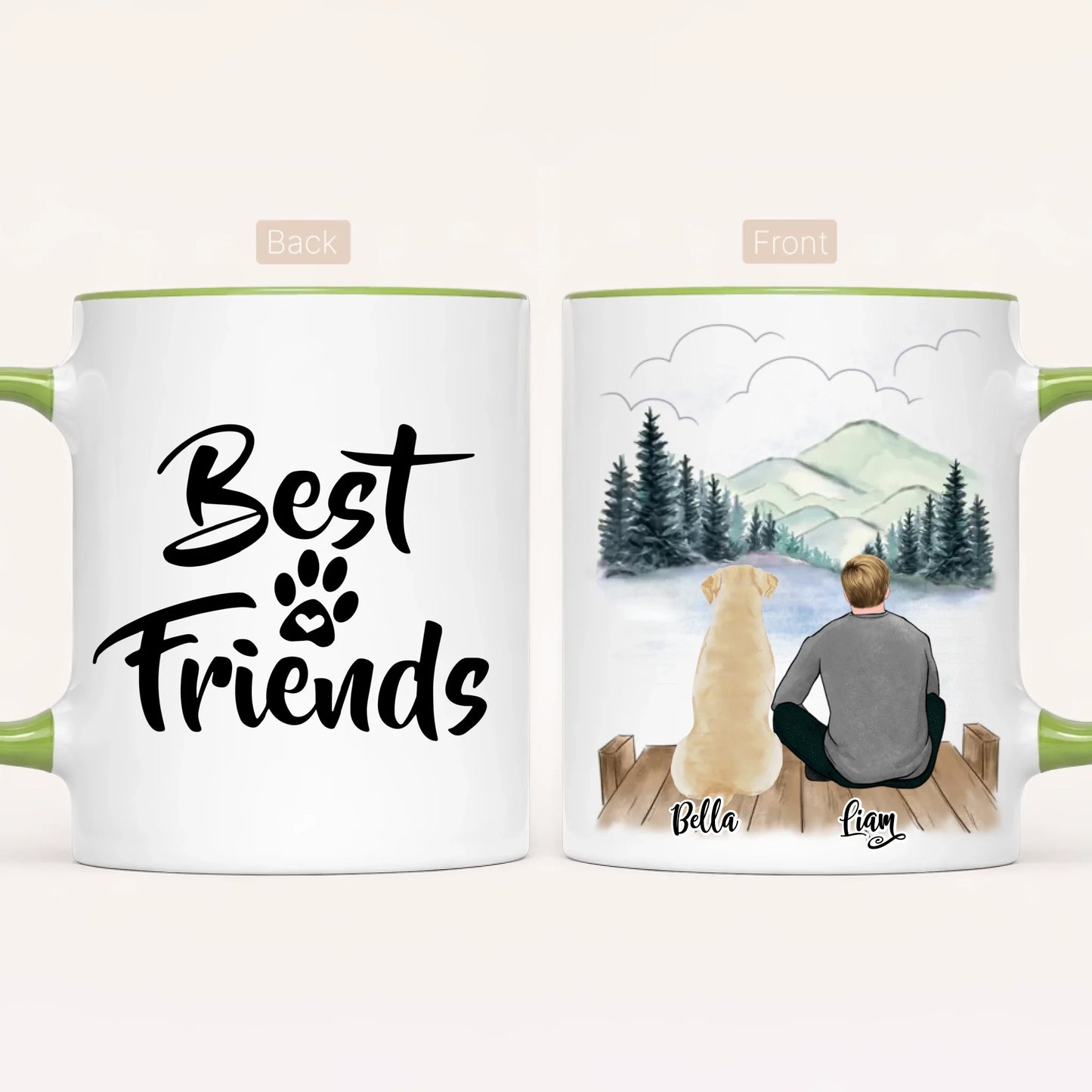 Personalised Dog Dad Mug | Life Is Better with a dog