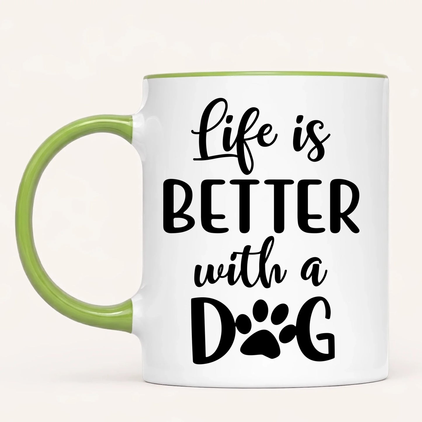 Personalised Dog Mum Mug | Life Is Better With a Dog