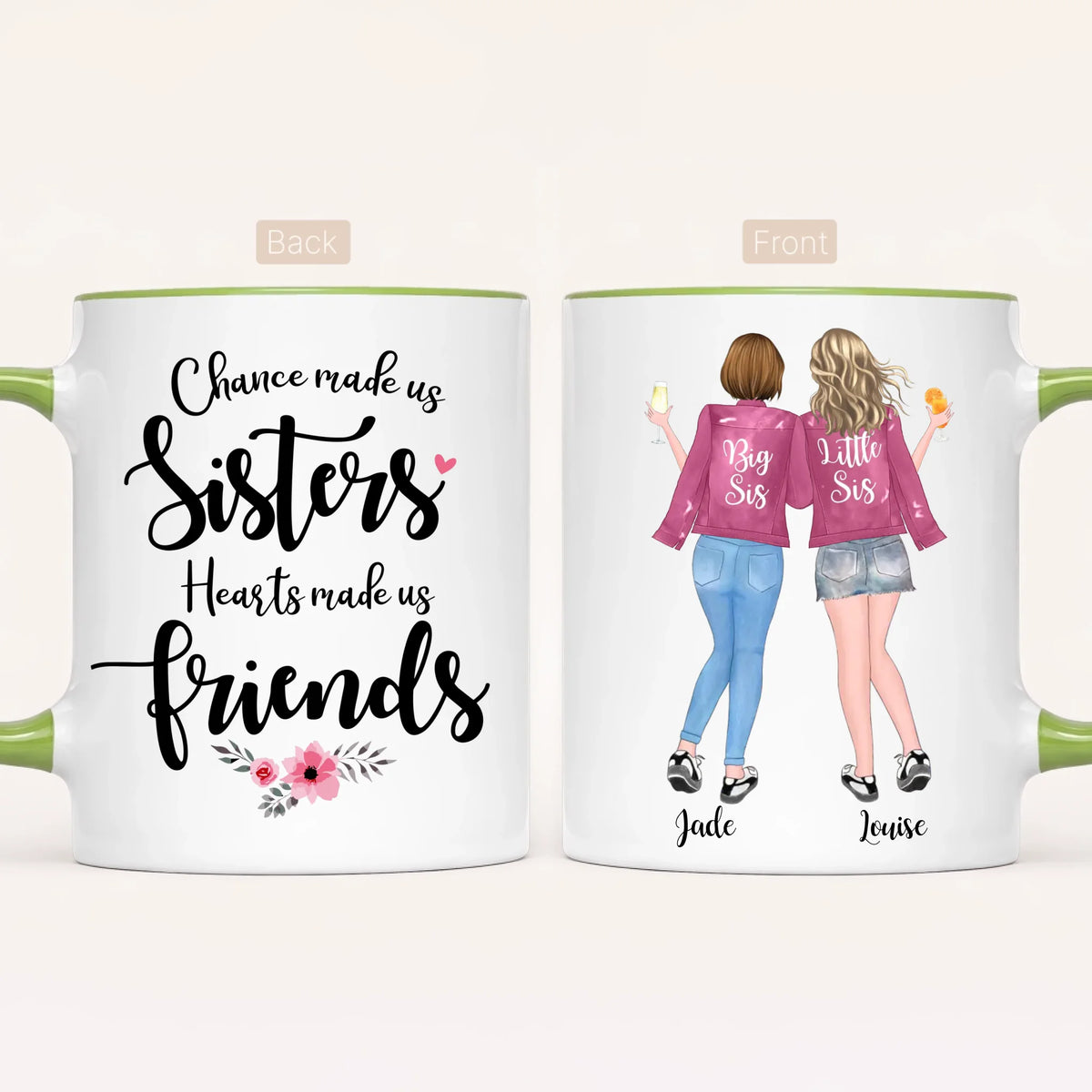 Personalised Sister Mug | Up to 5