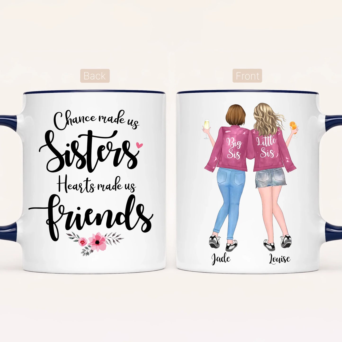 Personalised Sister Mug | Up to 5