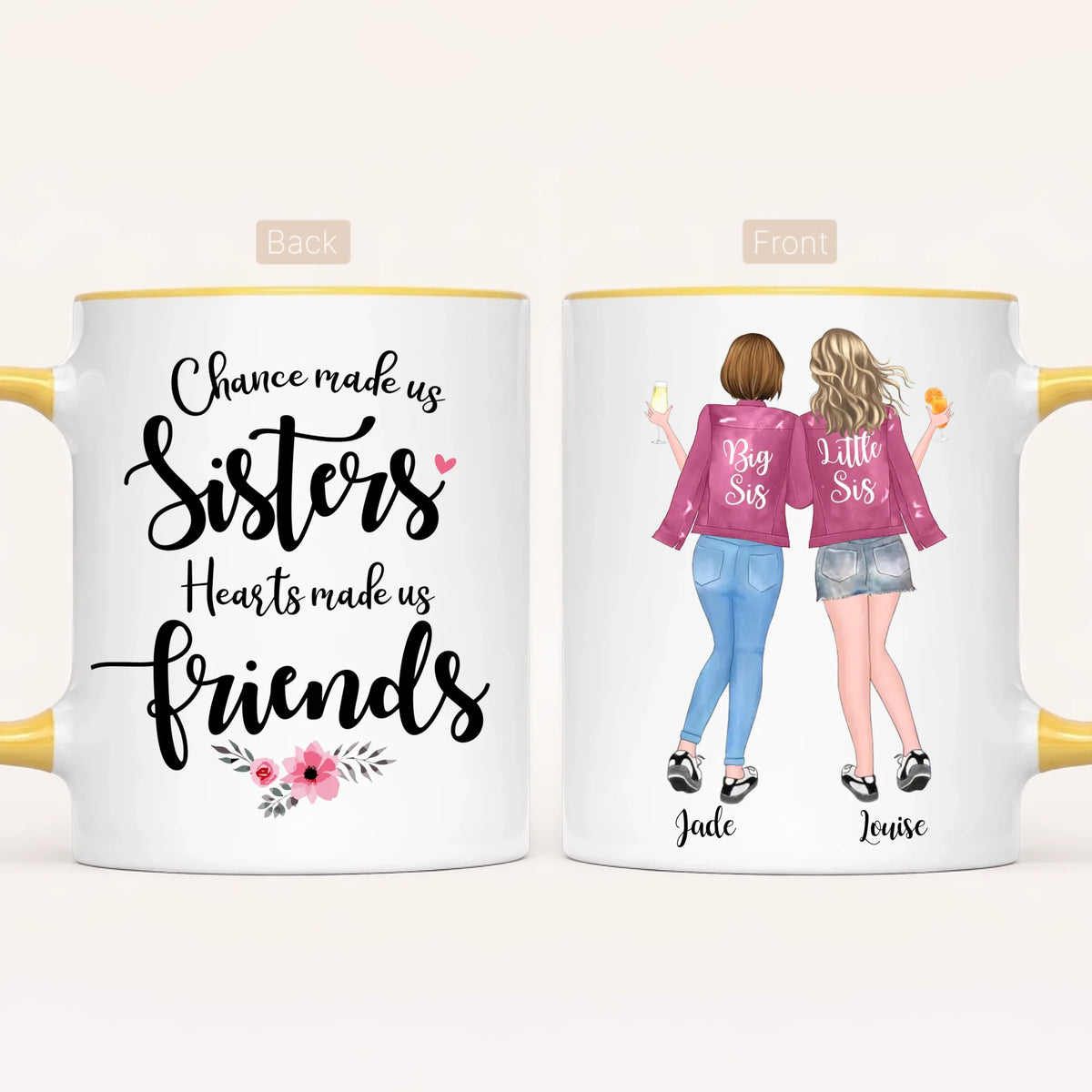 Personalised Sister Mug | Up to 5