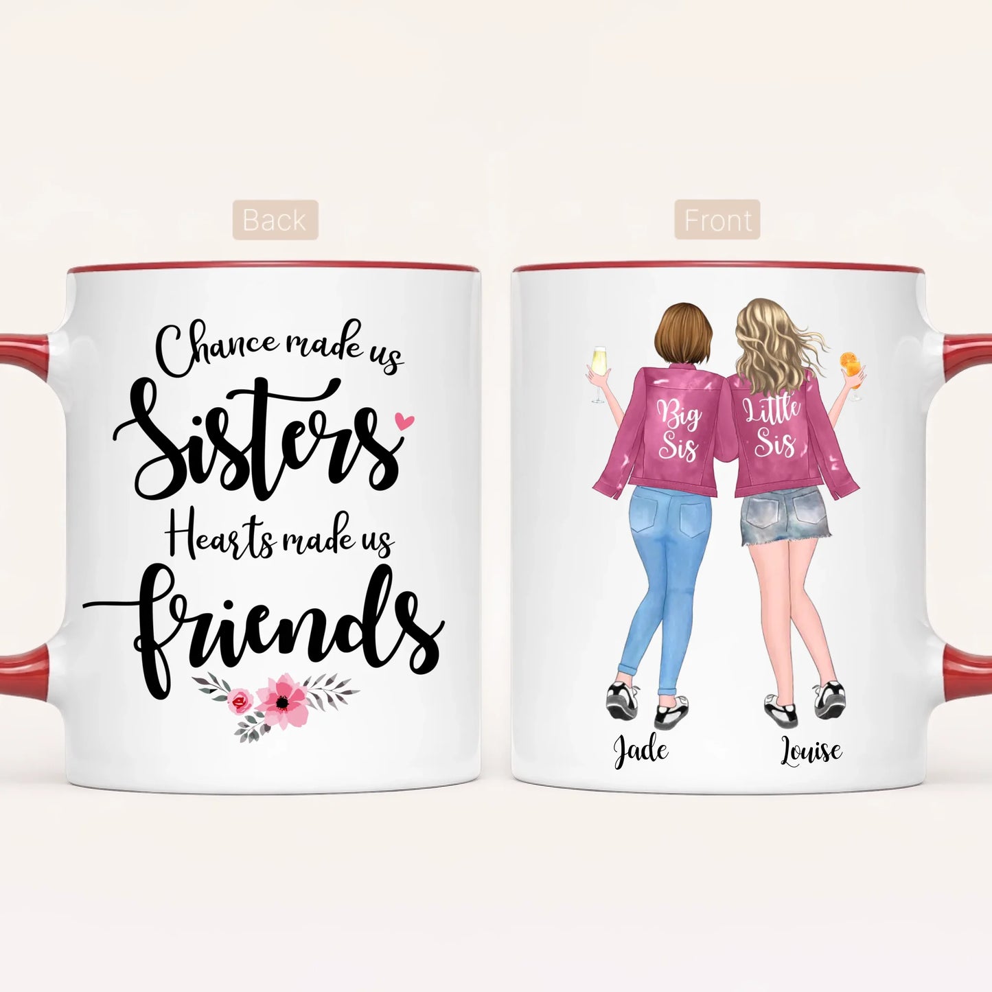 Personalised Sister Mug | Up to 5