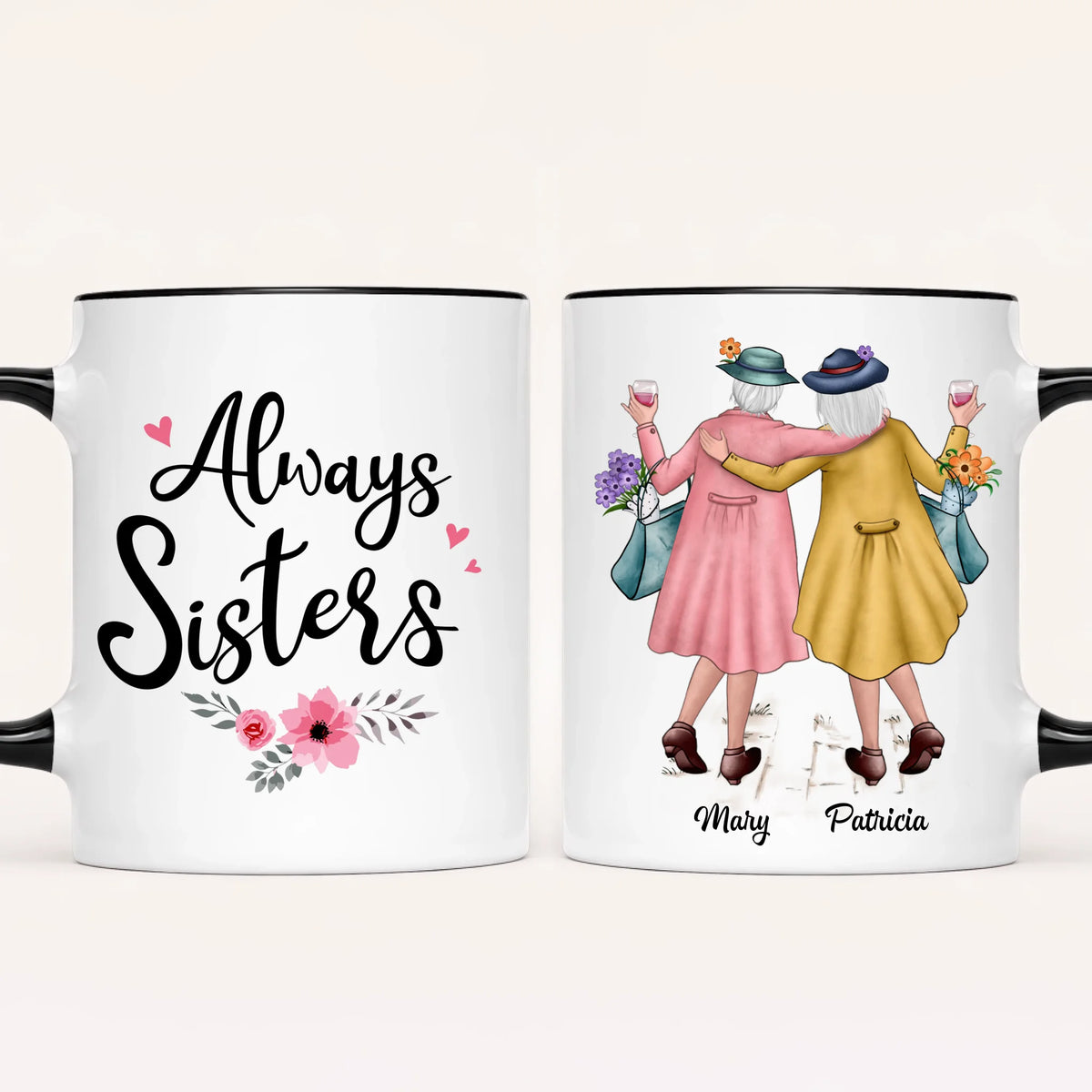 Personalised Sister Mug | Always Sisters