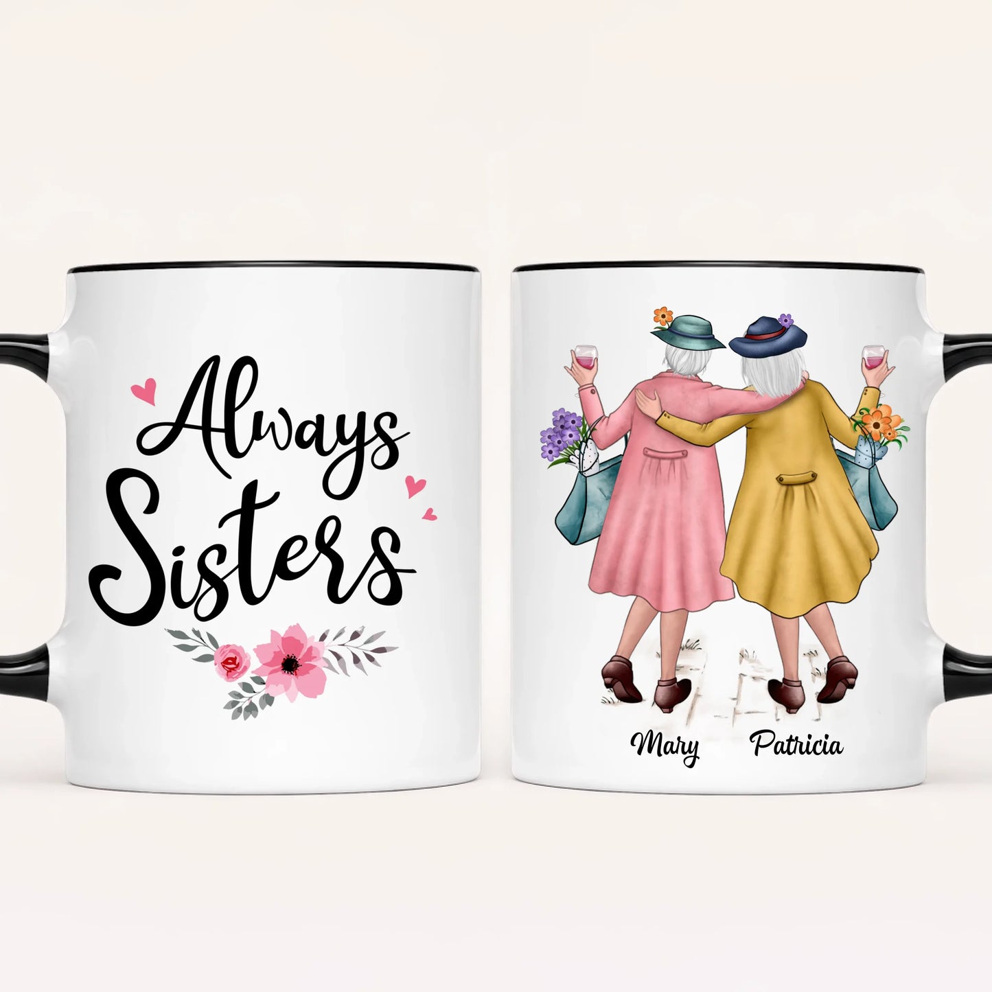 Personalised Sister Mug | Always Sisters