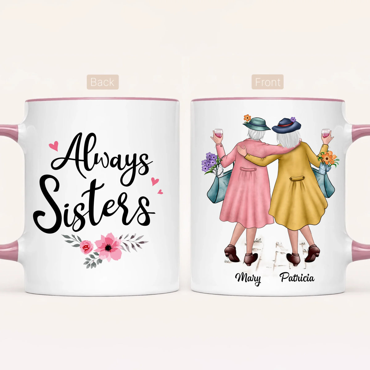 Personalised Sister Mug | Always Sisters