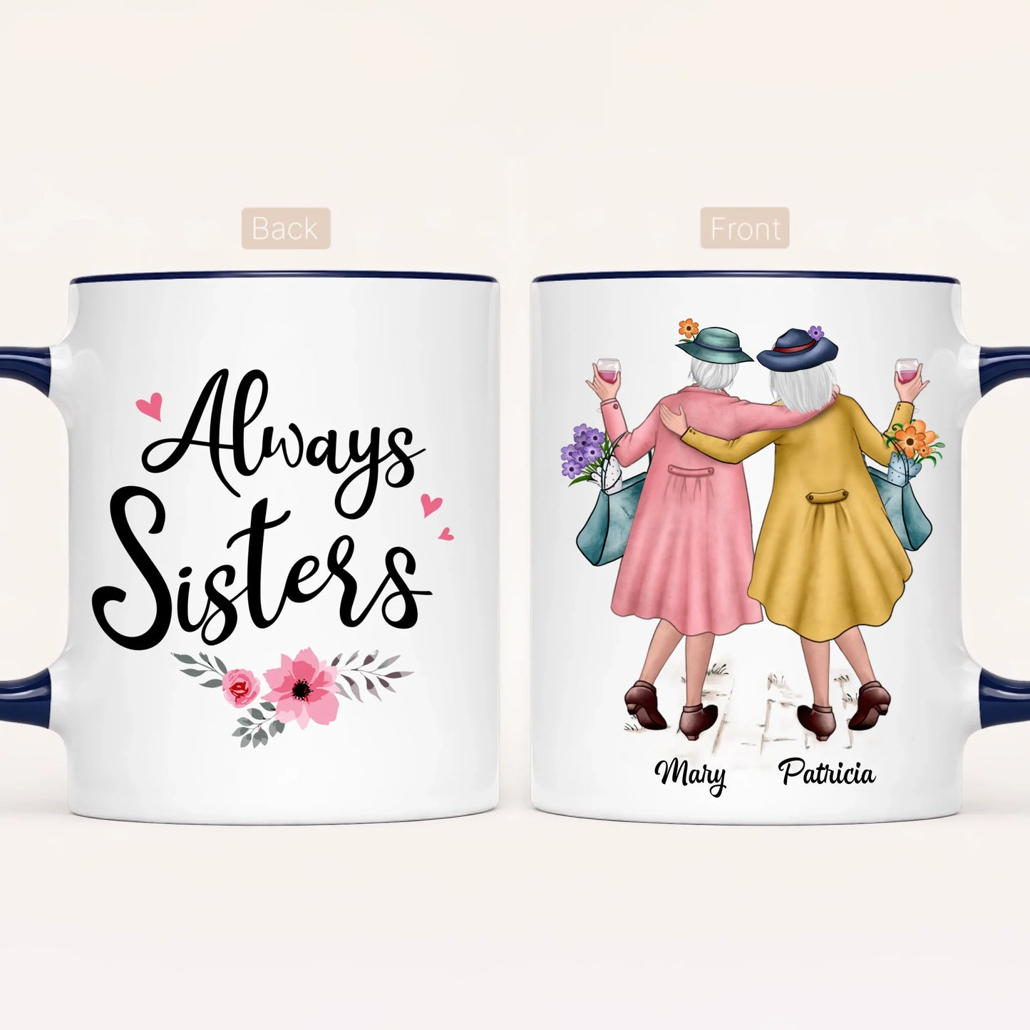 Personalised Sister Mug | Always Sisters