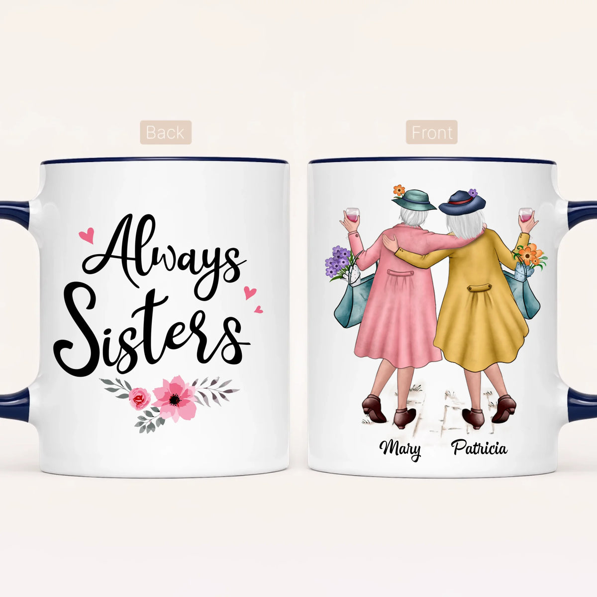 Personalised Sister Mug | Always Sisters