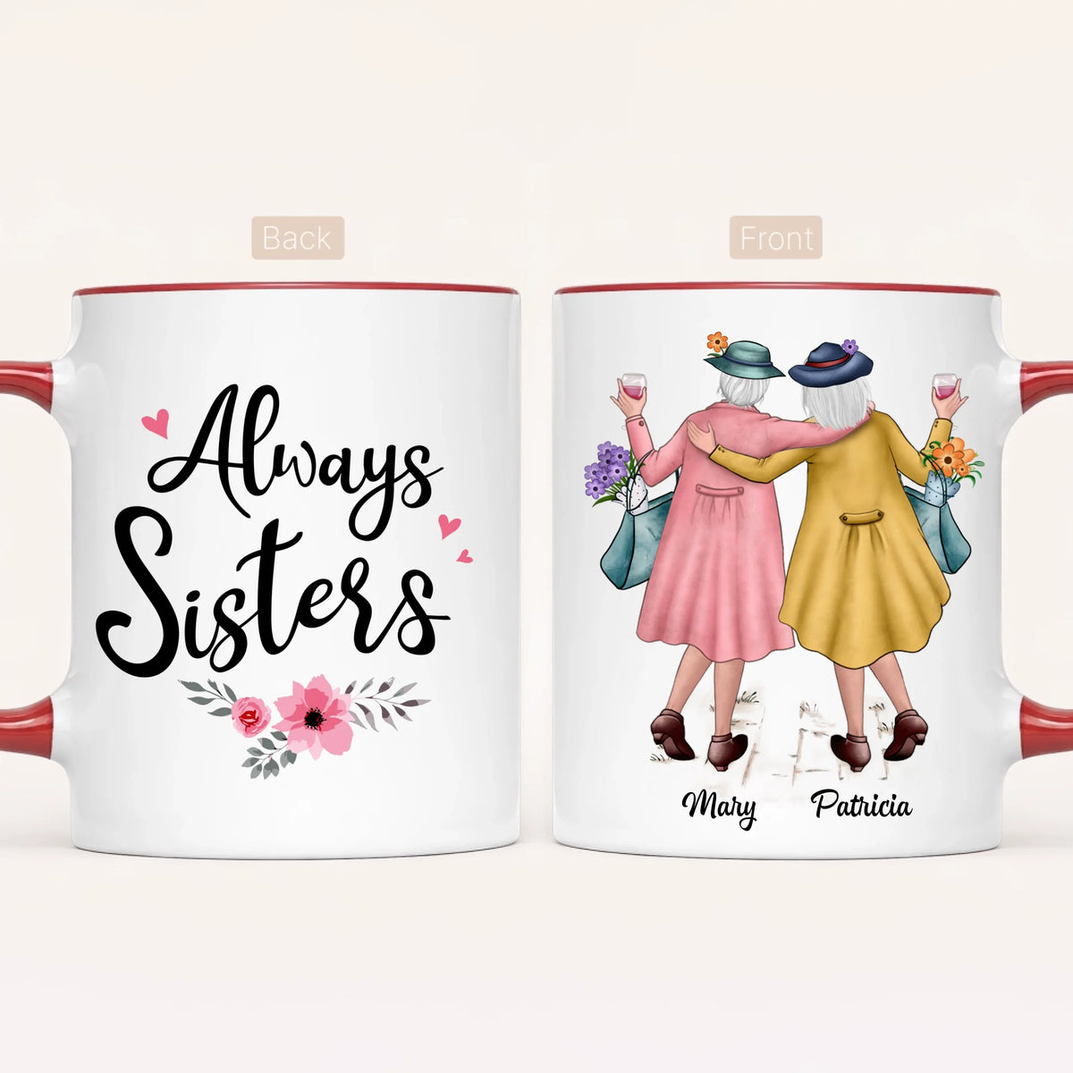 Personalised Sister Mug | Always Sisters