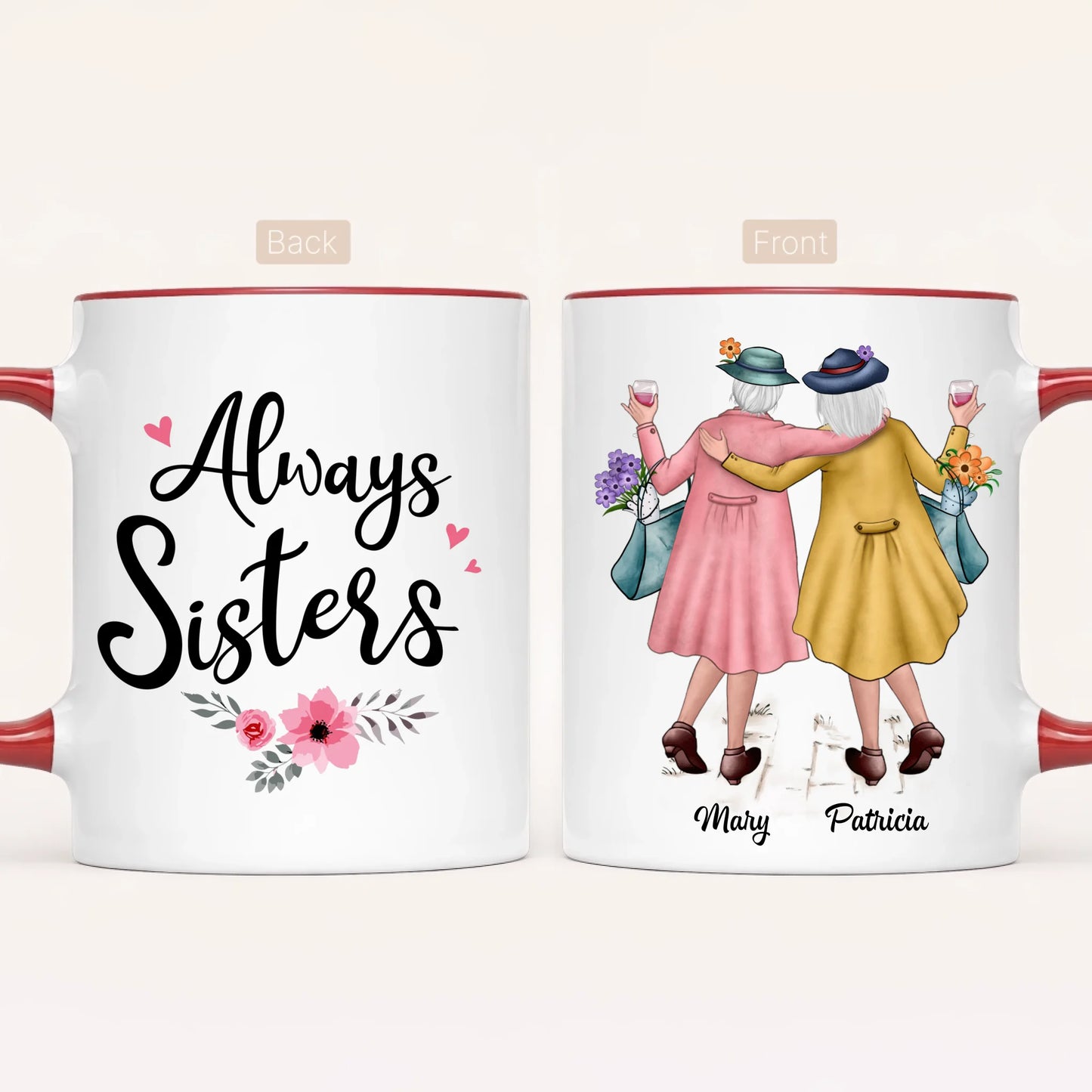 Personalised Sister Mug | Always Sisters