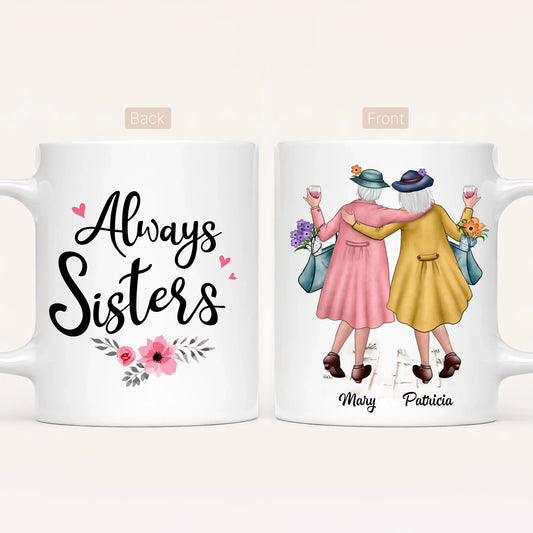 2 Timeless Sisters | Personalised Mug