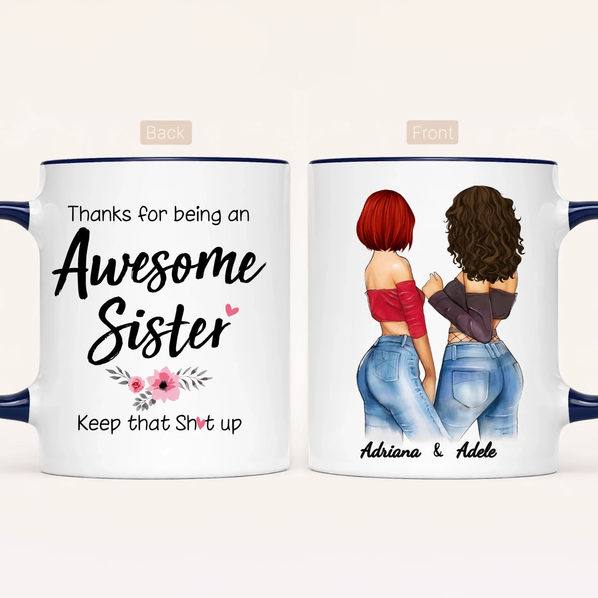 Personalised Sister Mug | Awesome Sister