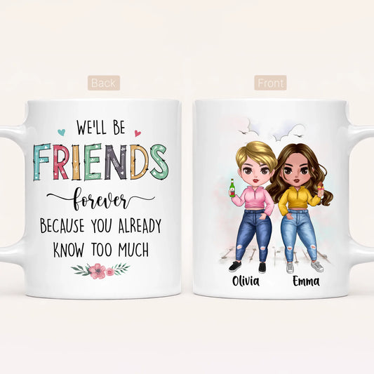 Personalised Best Friends Mug | Up to 7