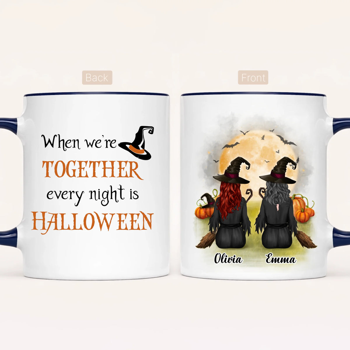 Personalised Witches Mug | Every Night is Halloween