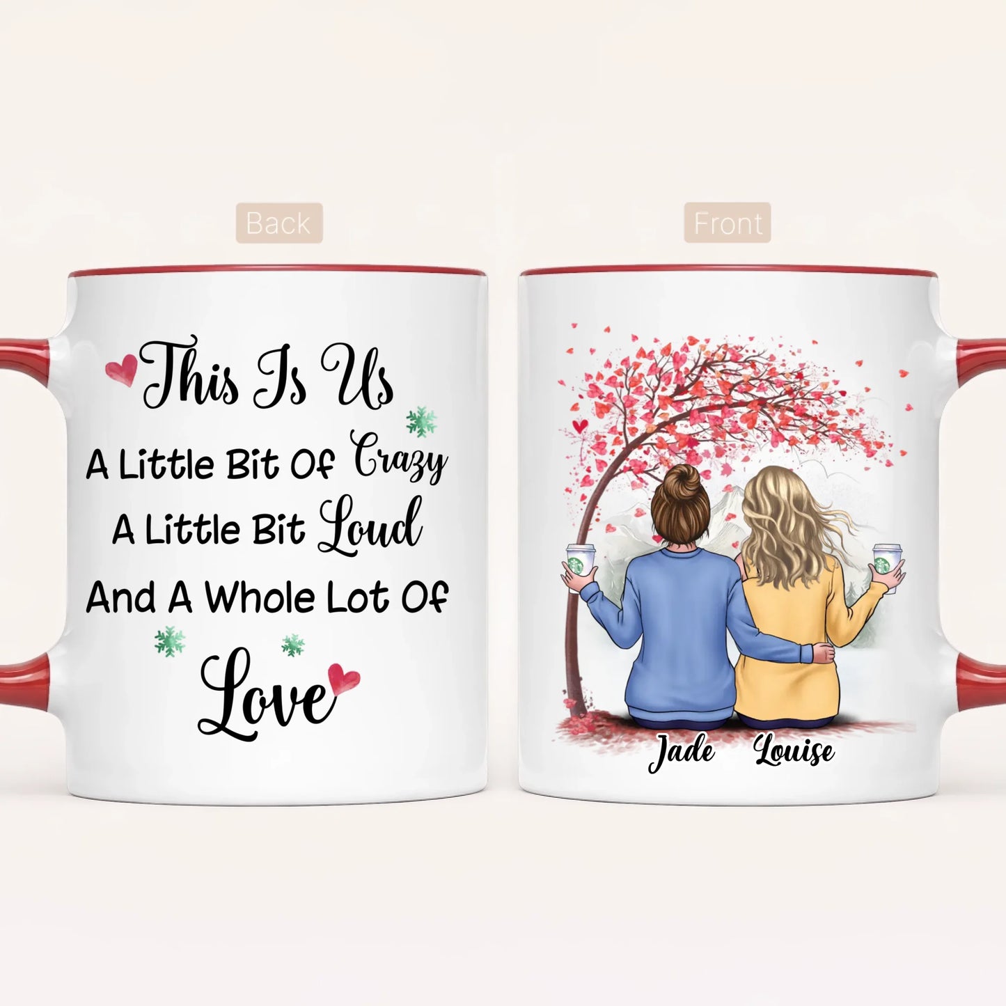 Personalised Best Friends Mug | This Is Us | Up to 6