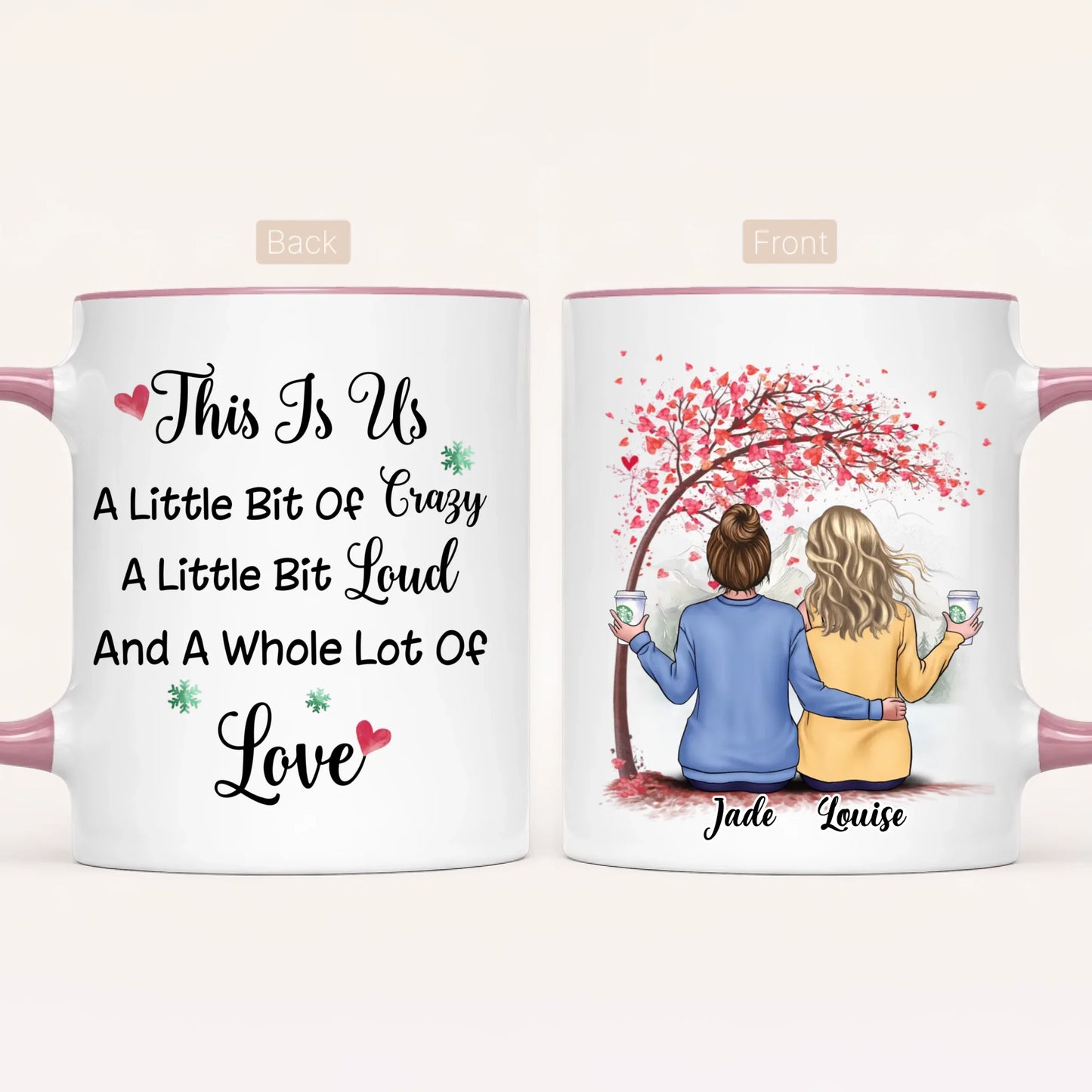 Personalised Best Friends Mug | This Is Us | Up to 6