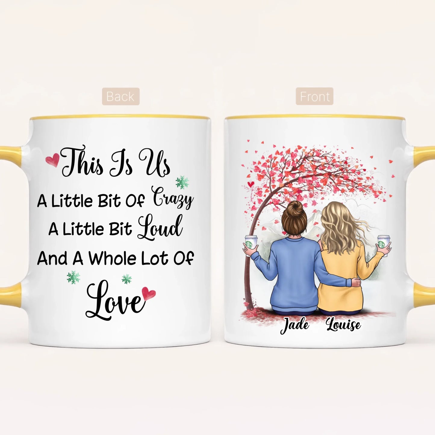 Personalised Best Friends Mug | This Is Us | Up to 6