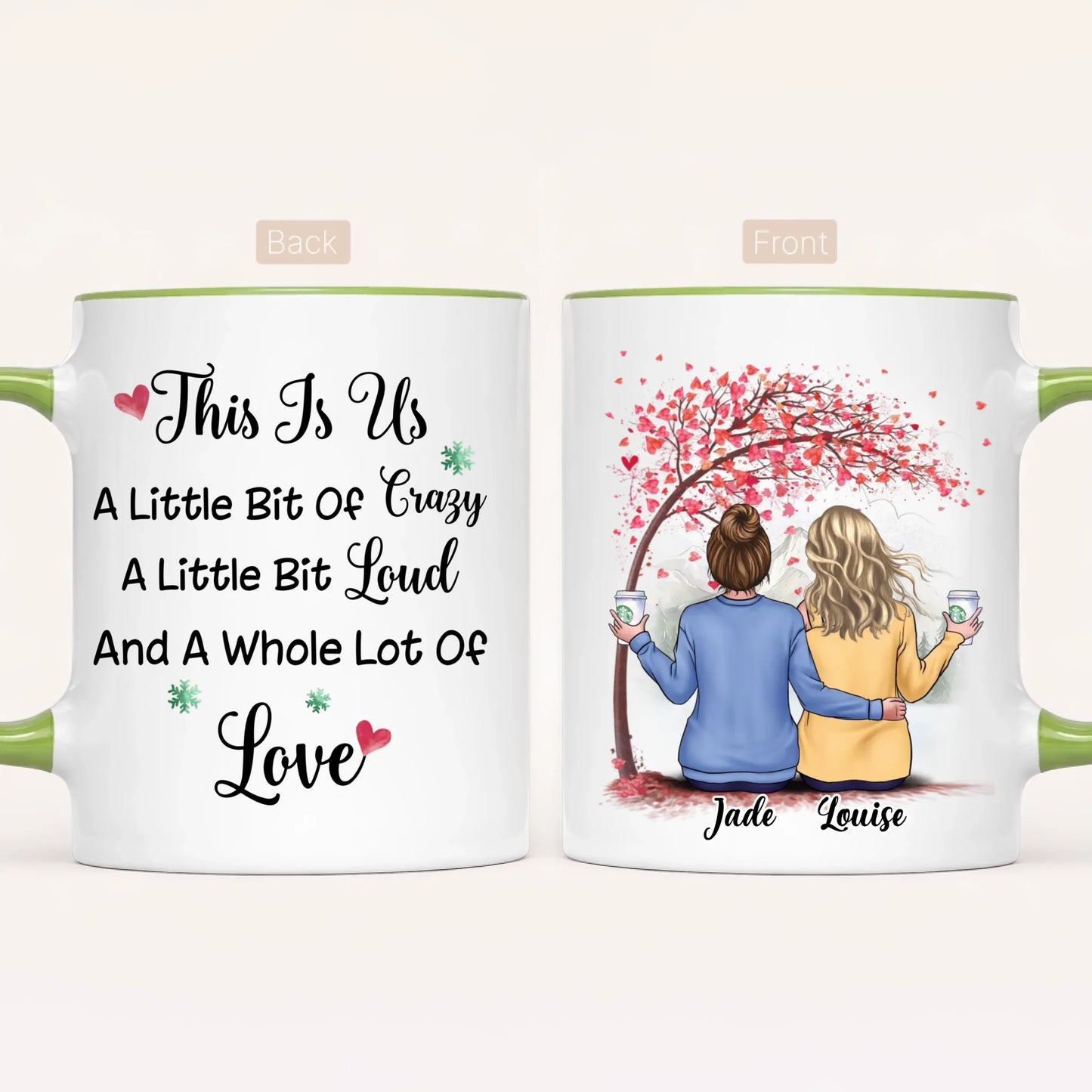 Personalised Best Friends Mug | This Is Us | Up to 6