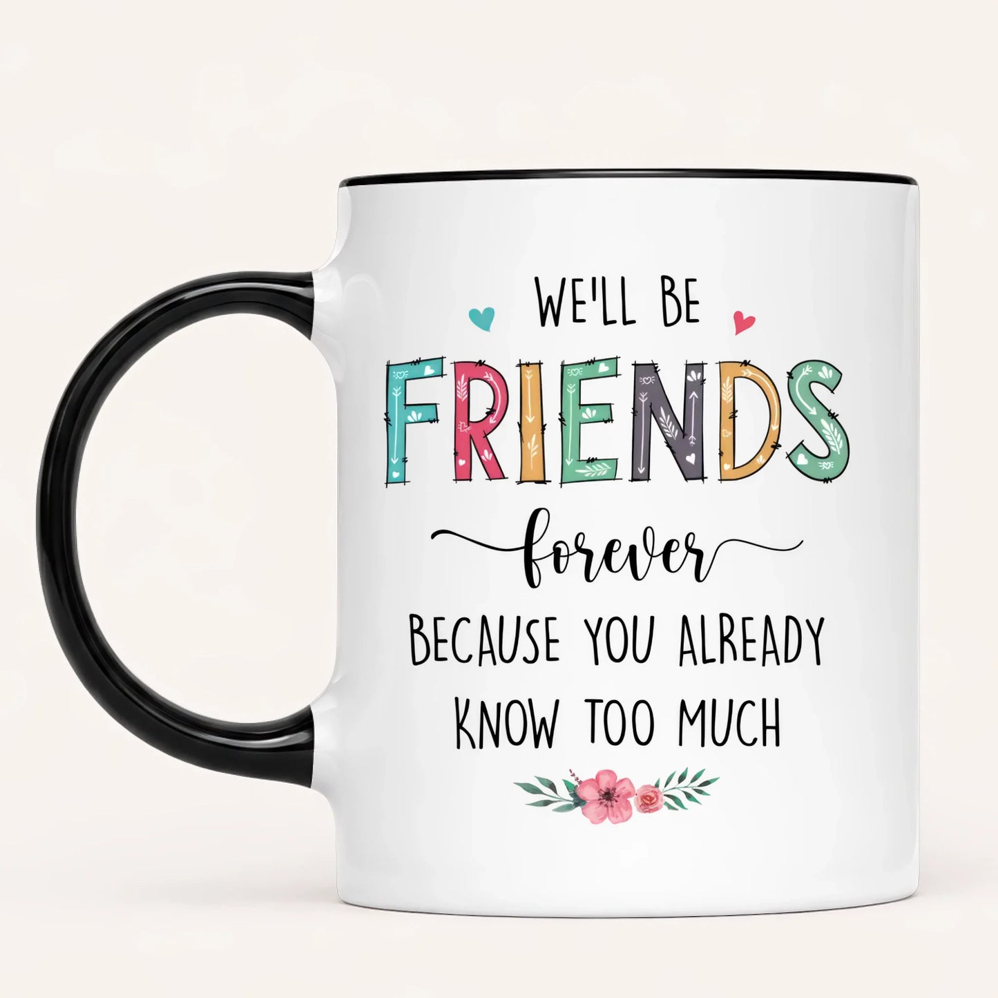Personalised Best Friends Mug | Up to 7