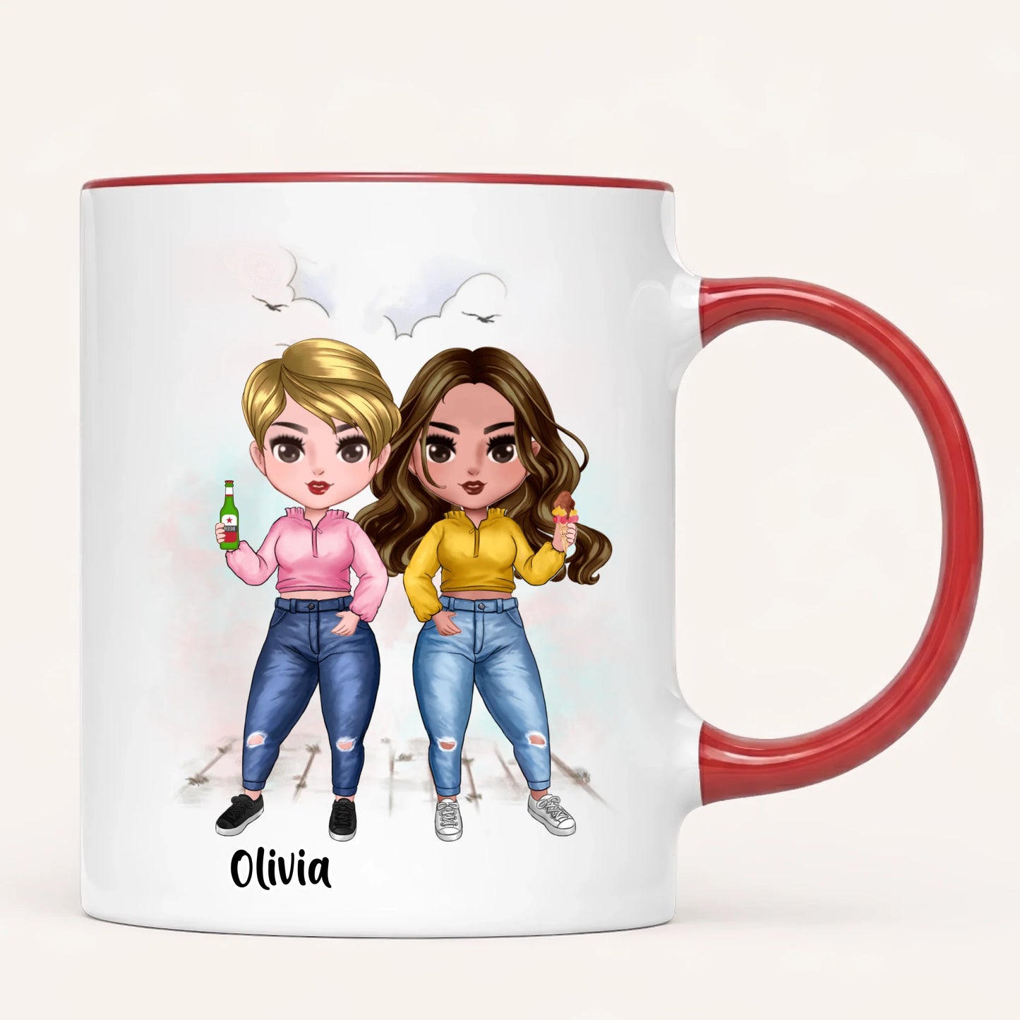Personalised Best Friends Mug | Up to 7