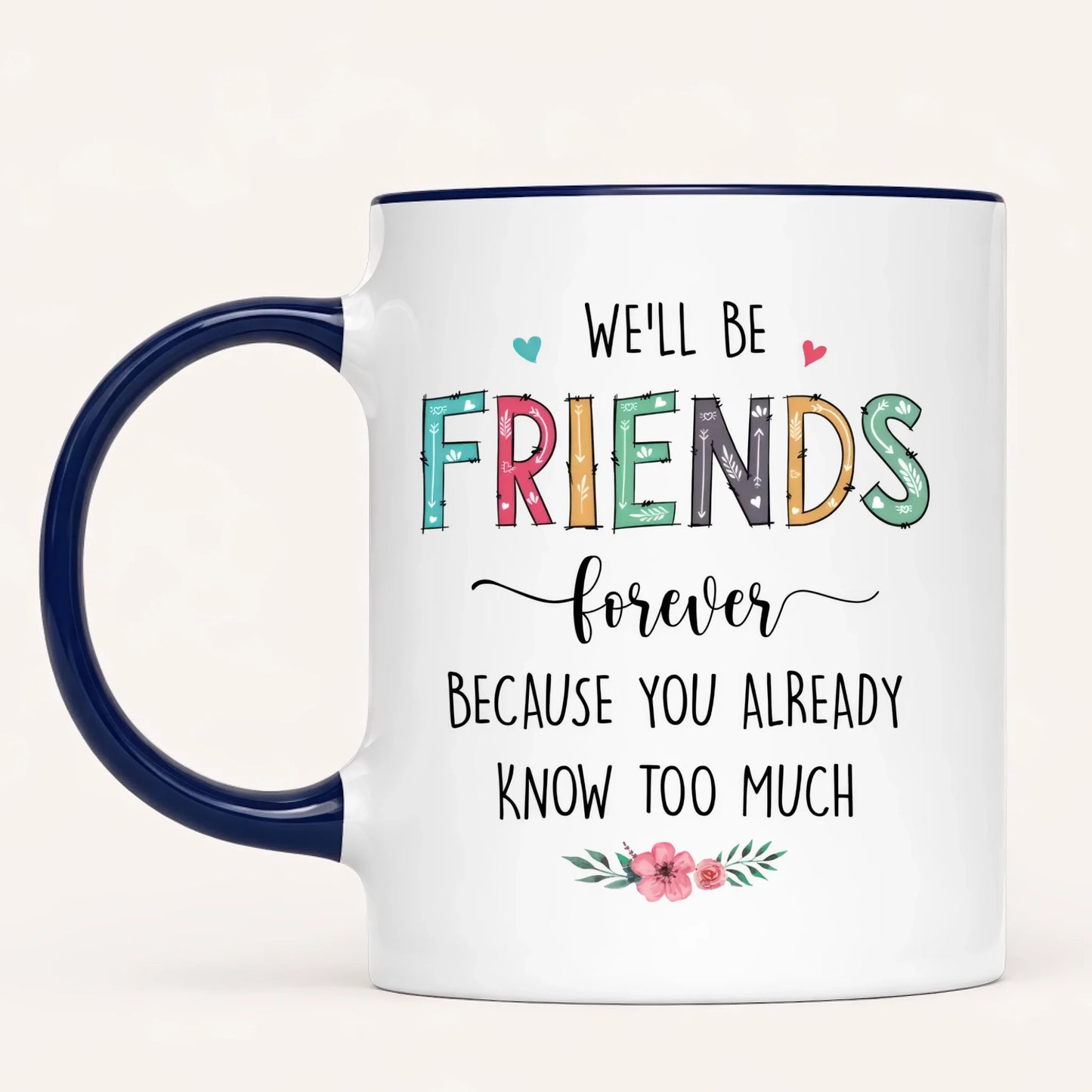 Personalised Best Friends Mug | Up to 7