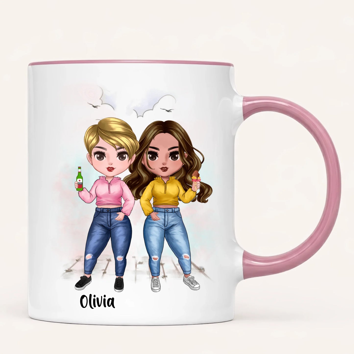 Personalised Best Friends Mug | Up to 7