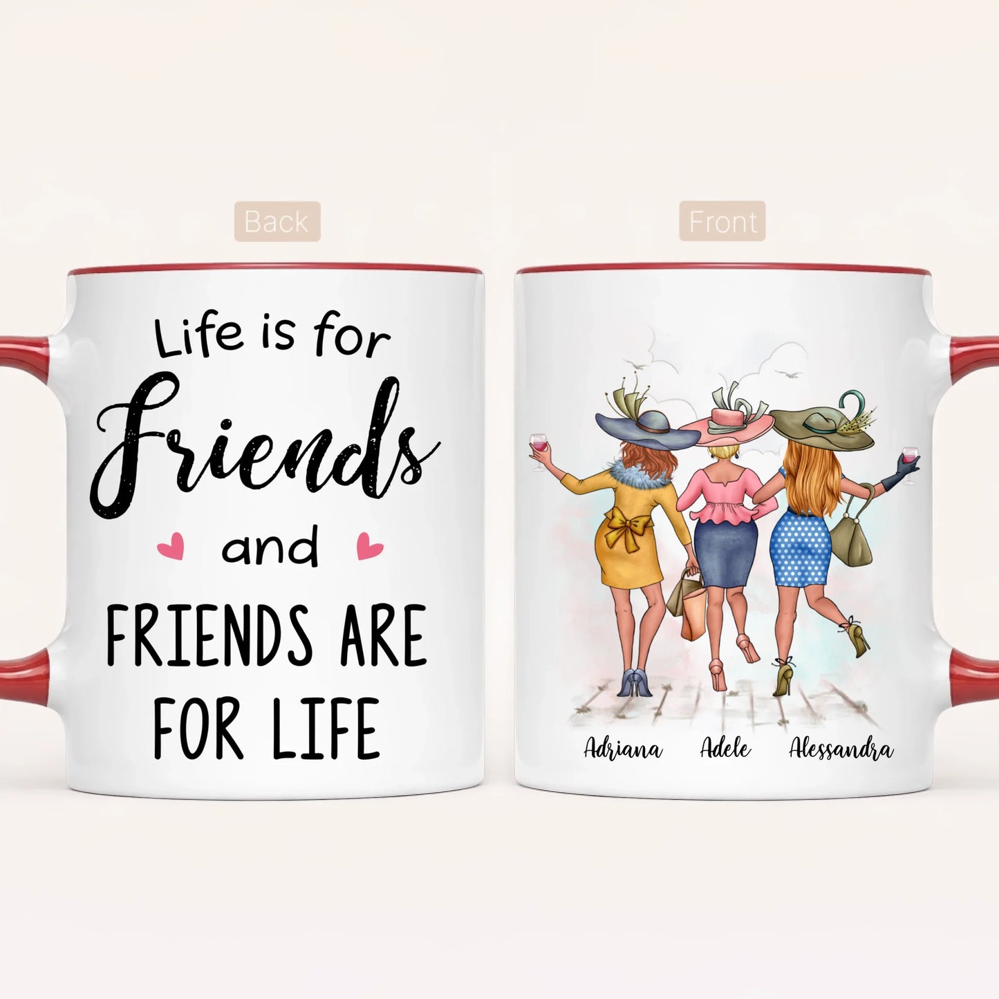 Personalised Besties Mug | Friends for Life