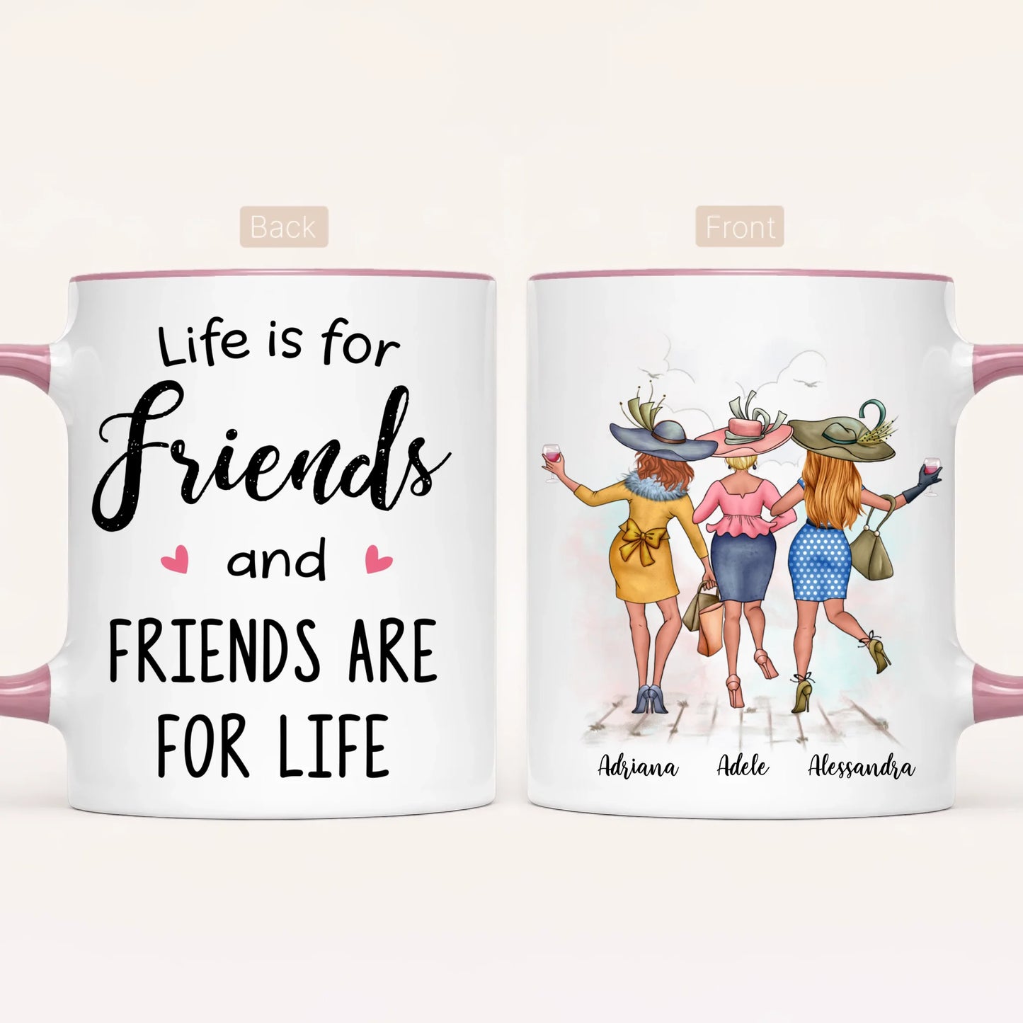 Personalised Besties Mug | Friends for Life