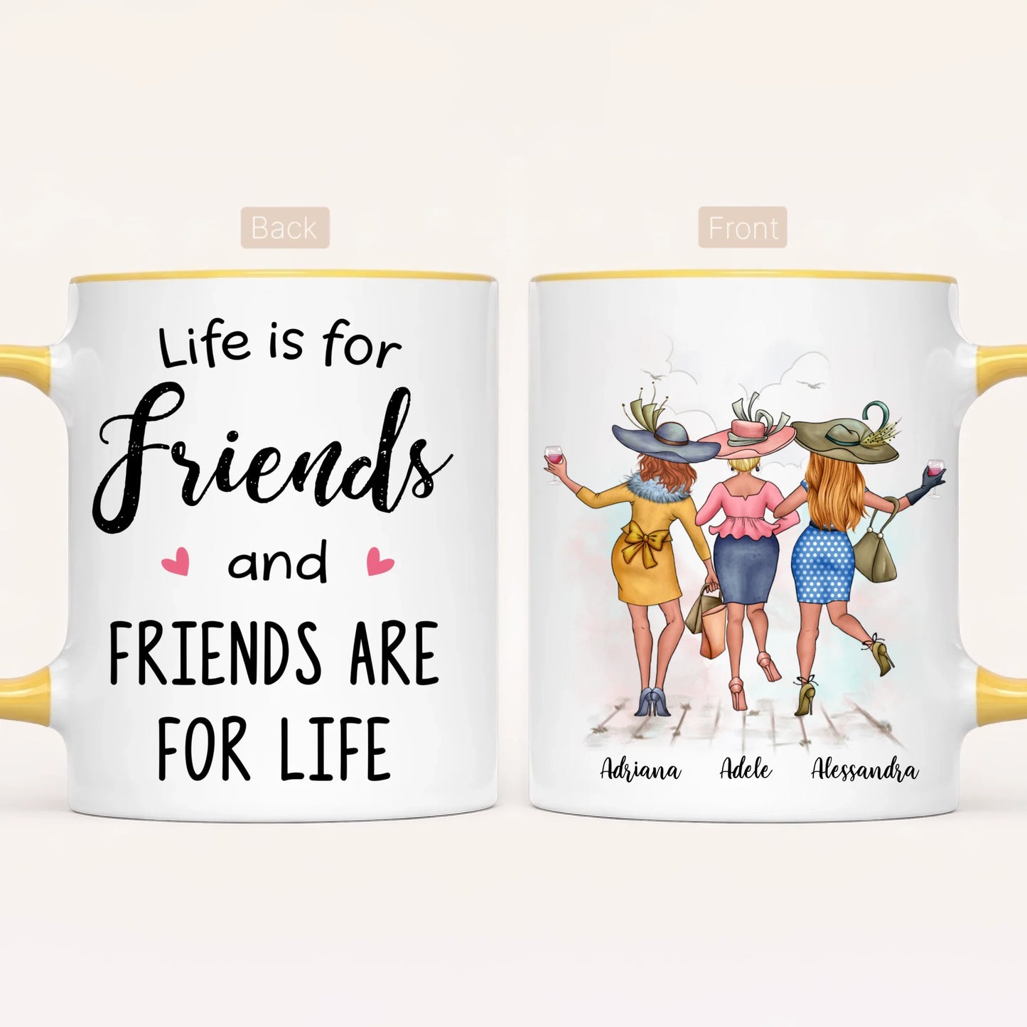 Personalised Besties Mug | Friends for Life