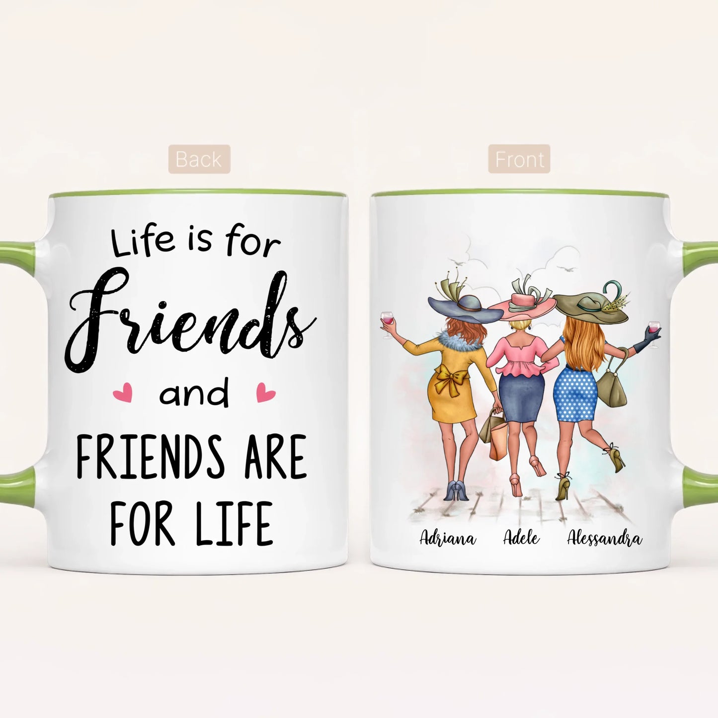 Personalised Besties Mug | Friends for Life