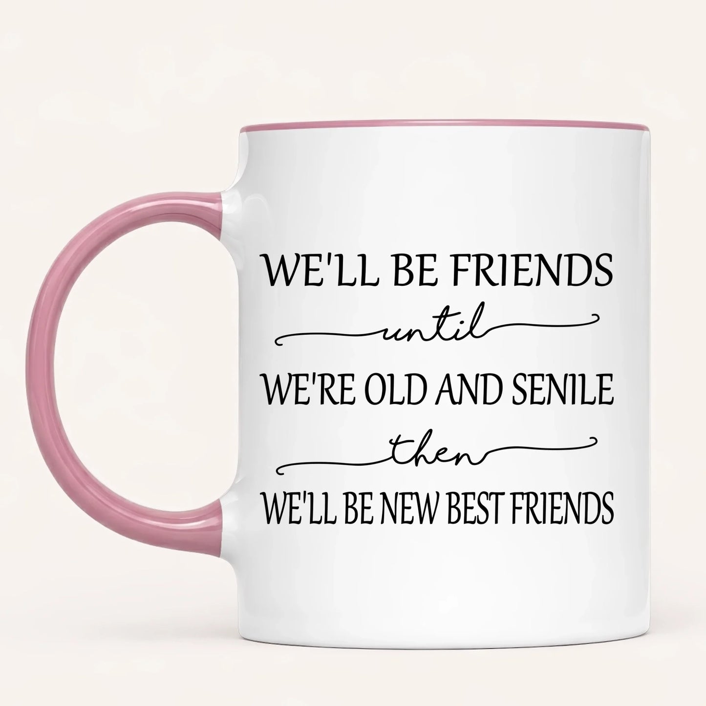 Personalised Friends Mug | Old & Senile